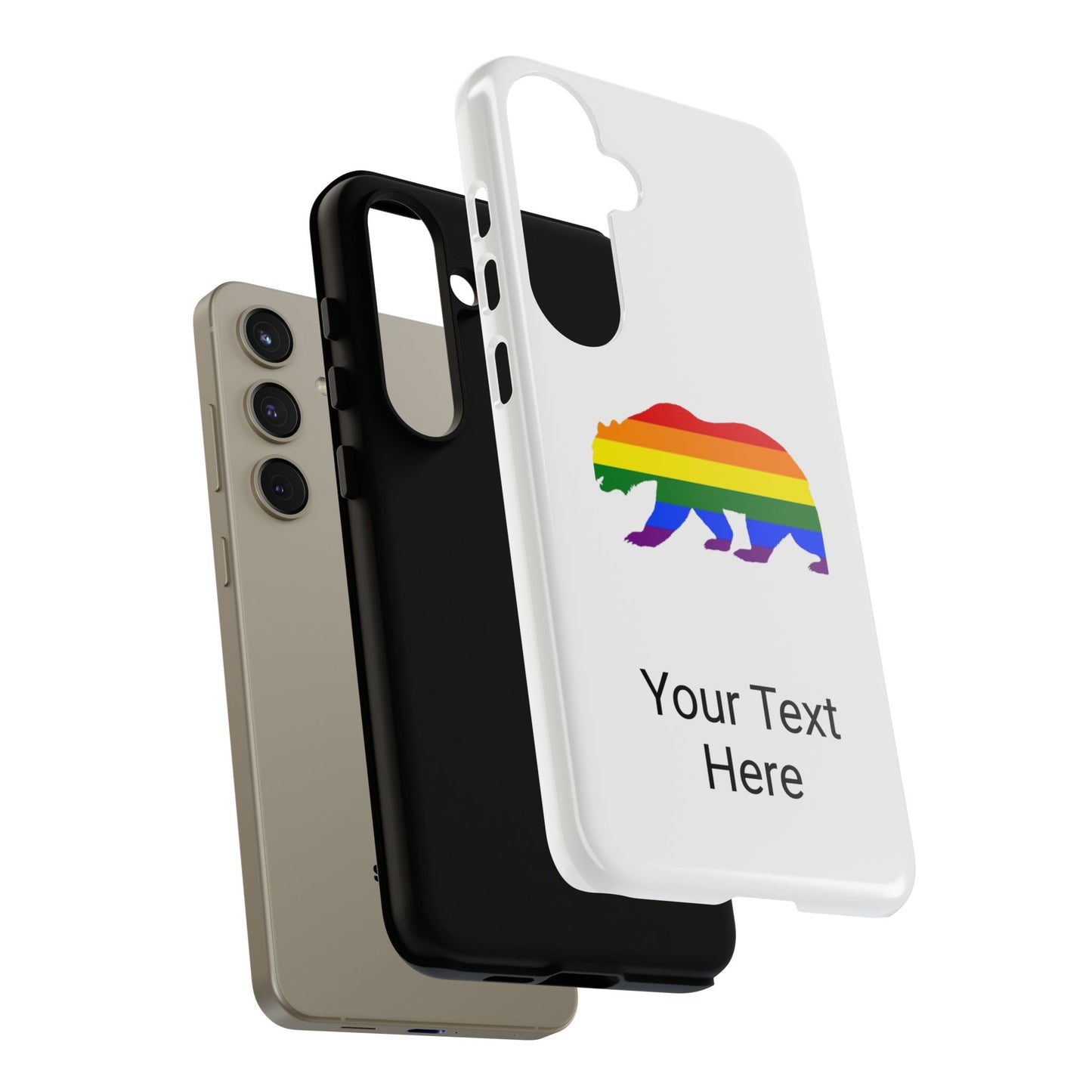 PRIDE BEAR Personalized Older Model Phone Cases - Tammy & Friends Travel