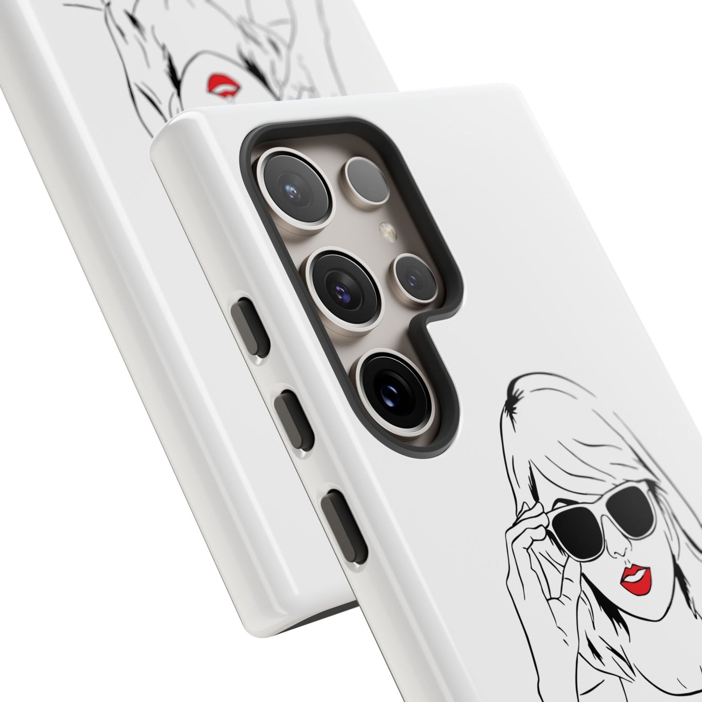 TAYLOR with RED LIPS - NEWER Phone Cases (CAN PERSONALIZE) - Tammy & Friends Travel