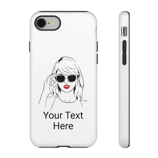 TAYLOR with RED LIPS - NEWER Phone Cases (CAN PERSONALIZE) - Tammy & Friends Travel