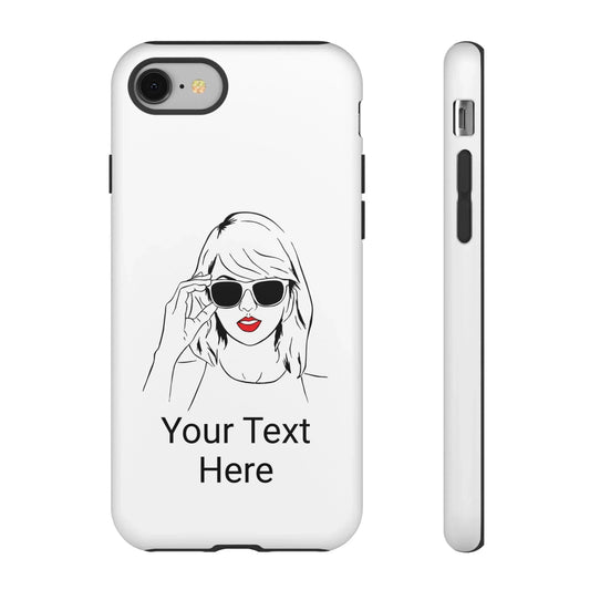 TAYLOR with RED LIPS - NEWER Phone Cases (CAN PERSONALIZE) - Tammy & Friends Travel