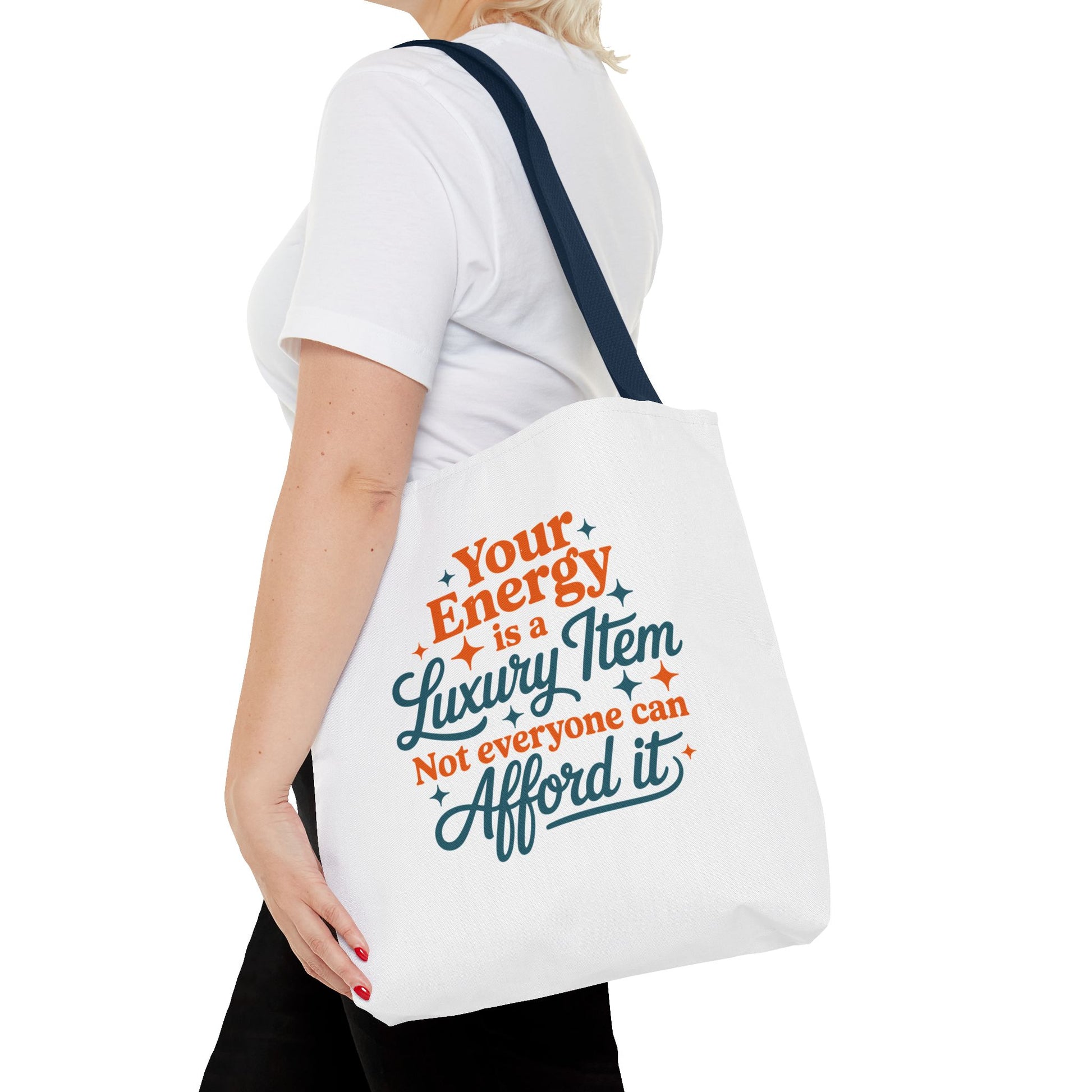 TAYLOR YOUR ENERGY IS A LUXURY - Tote Bag (NOT PERSONALIZED) - Tammy & Friends Travel