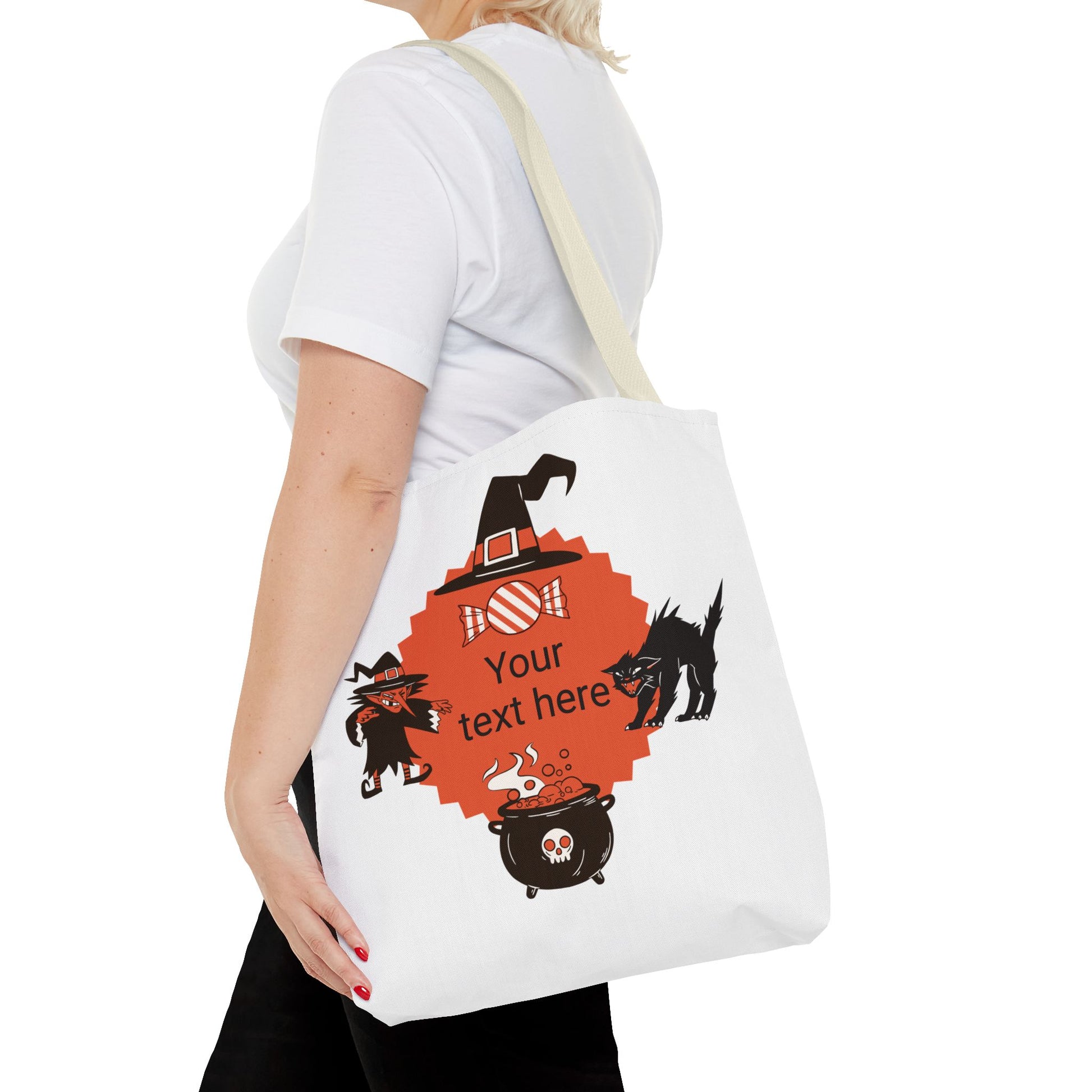 HALLOWEEN TRICK OR TREAT - Tote Bag. (CAN PERSONALIZE) - Tammy & Friends Travel