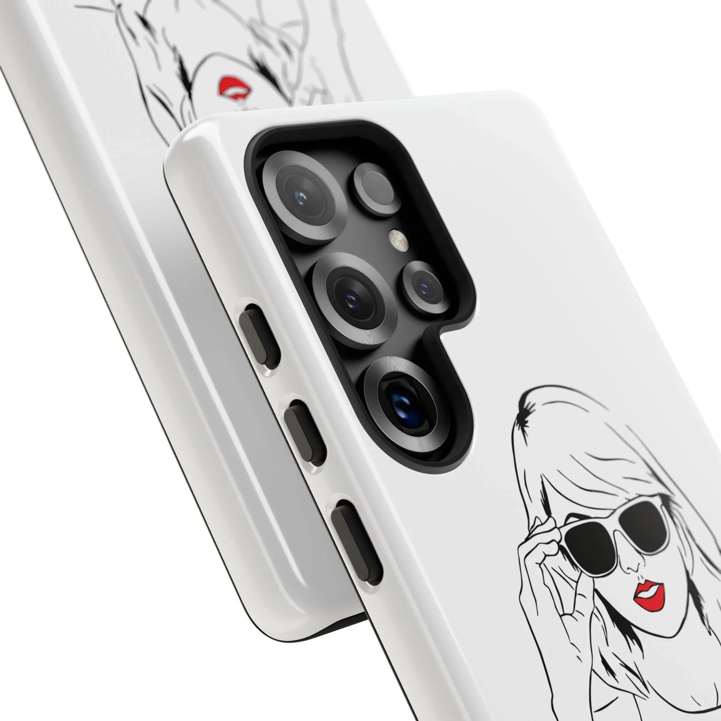 TAYLOR with RED LIPS - NEWER Phone Cases (CAN PERSONALIZE) - Tammy & Friends Travel