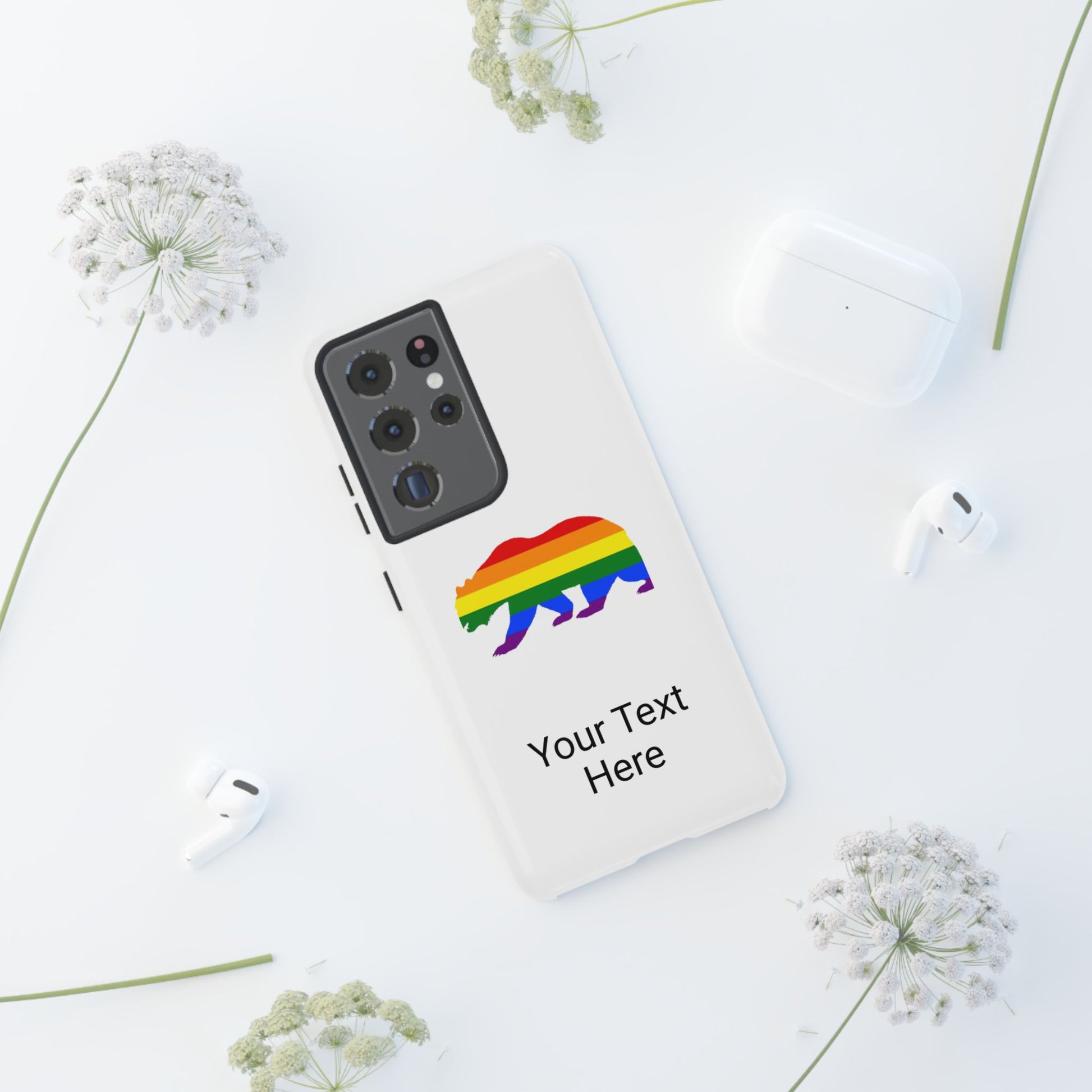PRIDE BEAR Personalized Older Model Phone Cases - Tammy & Friends Travel