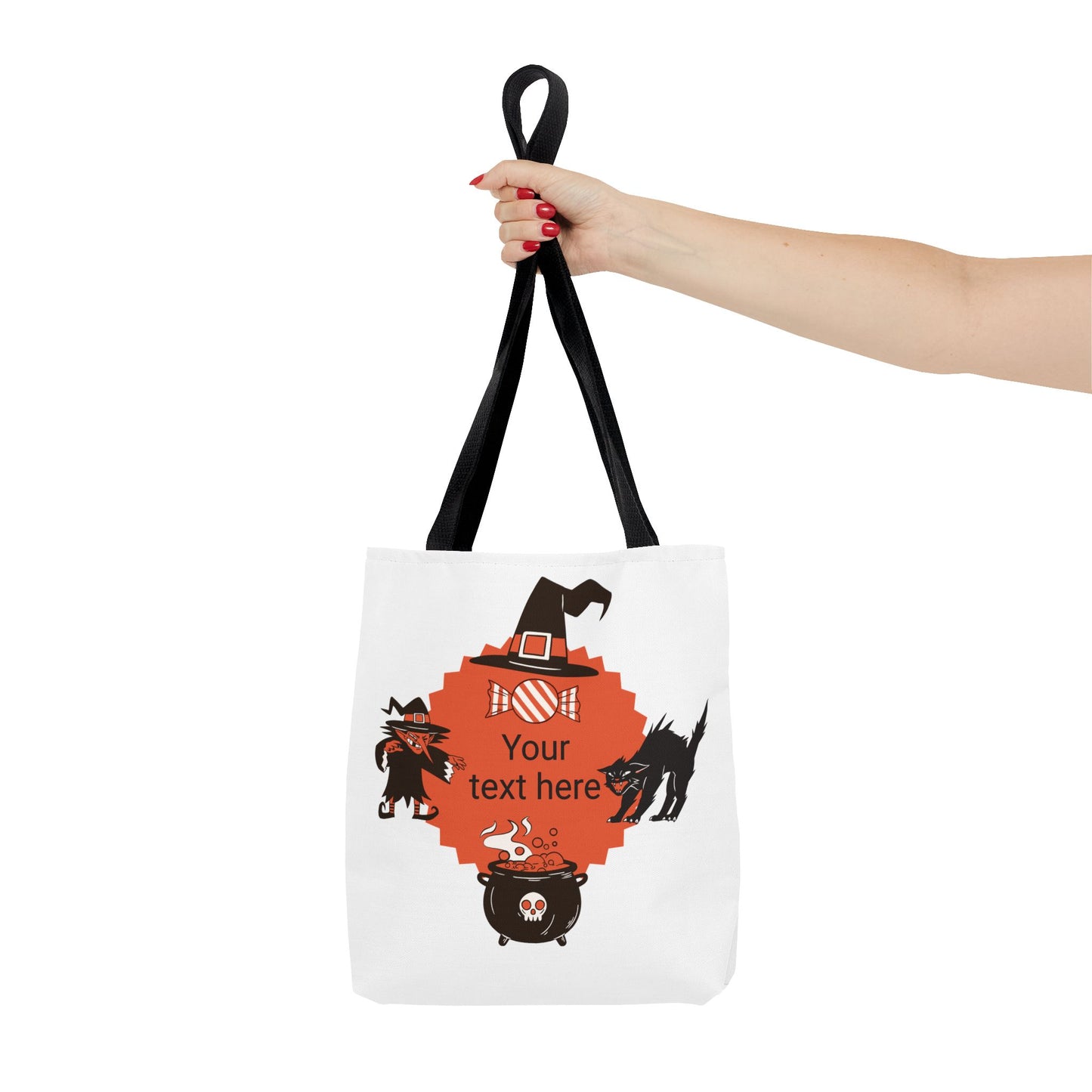 HALLOWEEN TRICK OR TREAT - Tote Bag. (CAN PERSONALIZE) - Tammy & Friends Travel
