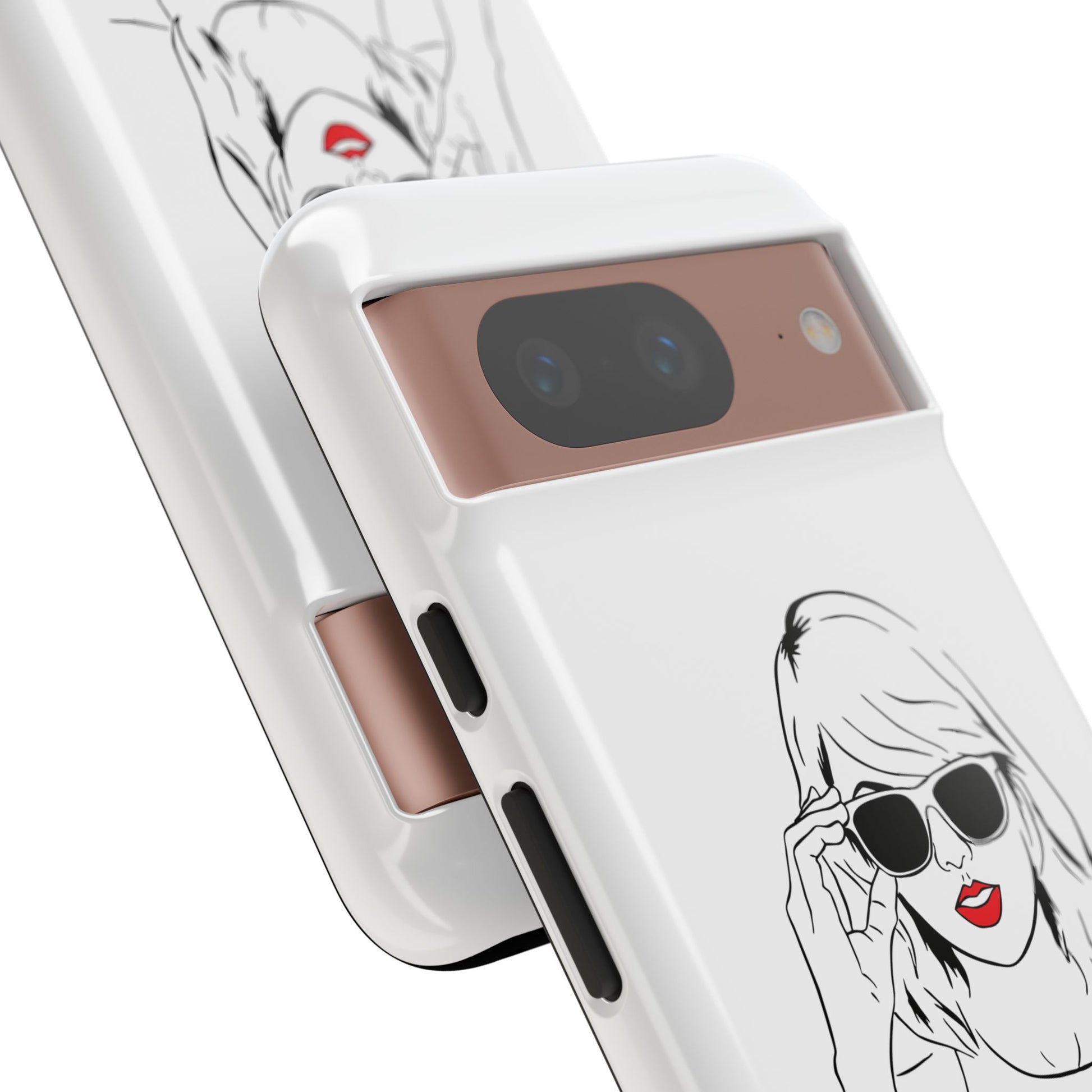 TAYLOR with RED LIPS - NEWER Phone Cases (CAN PERSONALIZE) - Tammy & Friends Travel