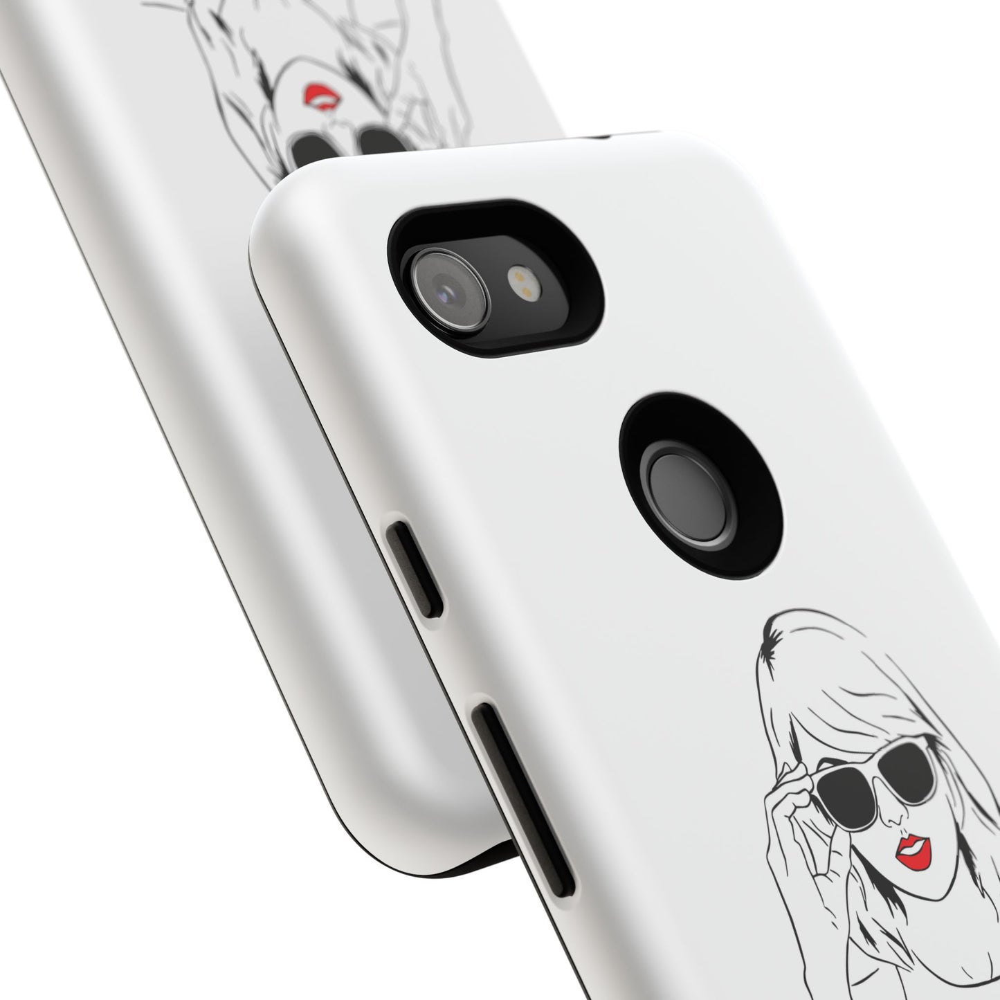 TAYLOR with RED LIPS - OLDER Model Phone Cases (CAN PERSONALIZE) - Tammy & Friends Travel