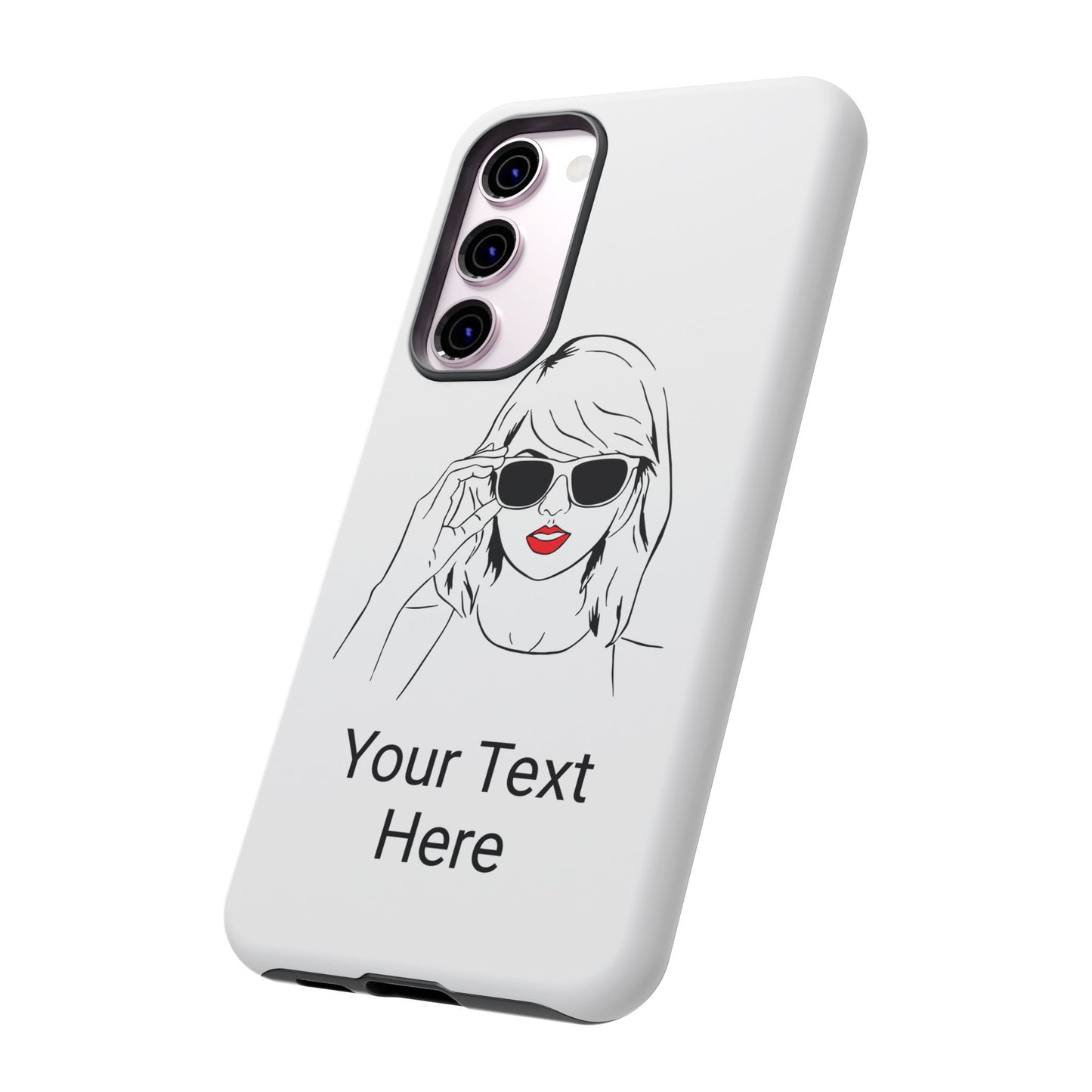 TAYLOR with RED LIPS - OLDER Model Phone Cases (CAN PERSONALIZE) - Tammy & Friends Travel
