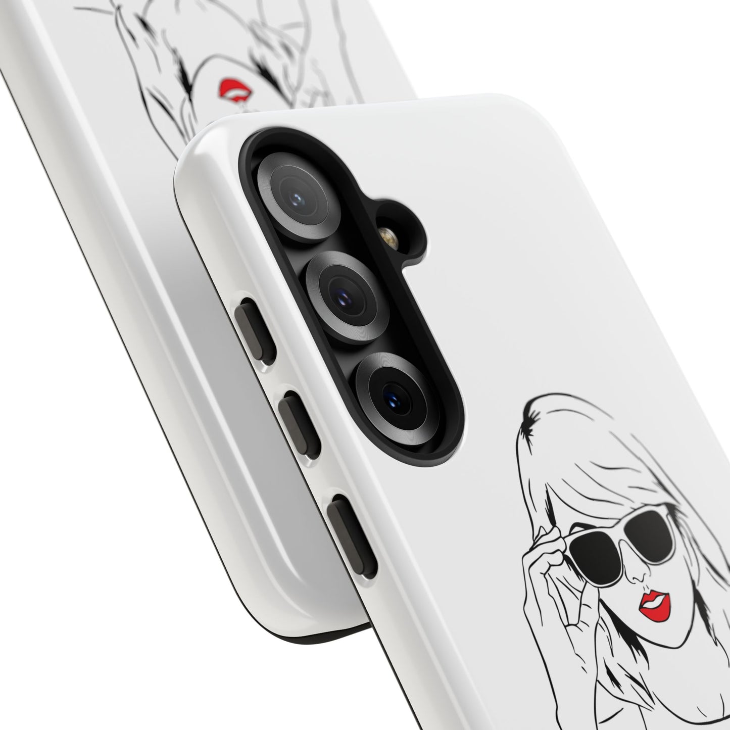 TAYLOR with RED LIPS - NEWER Phone Cases (CAN PERSONALIZE) - Tammy & Friends Travel
