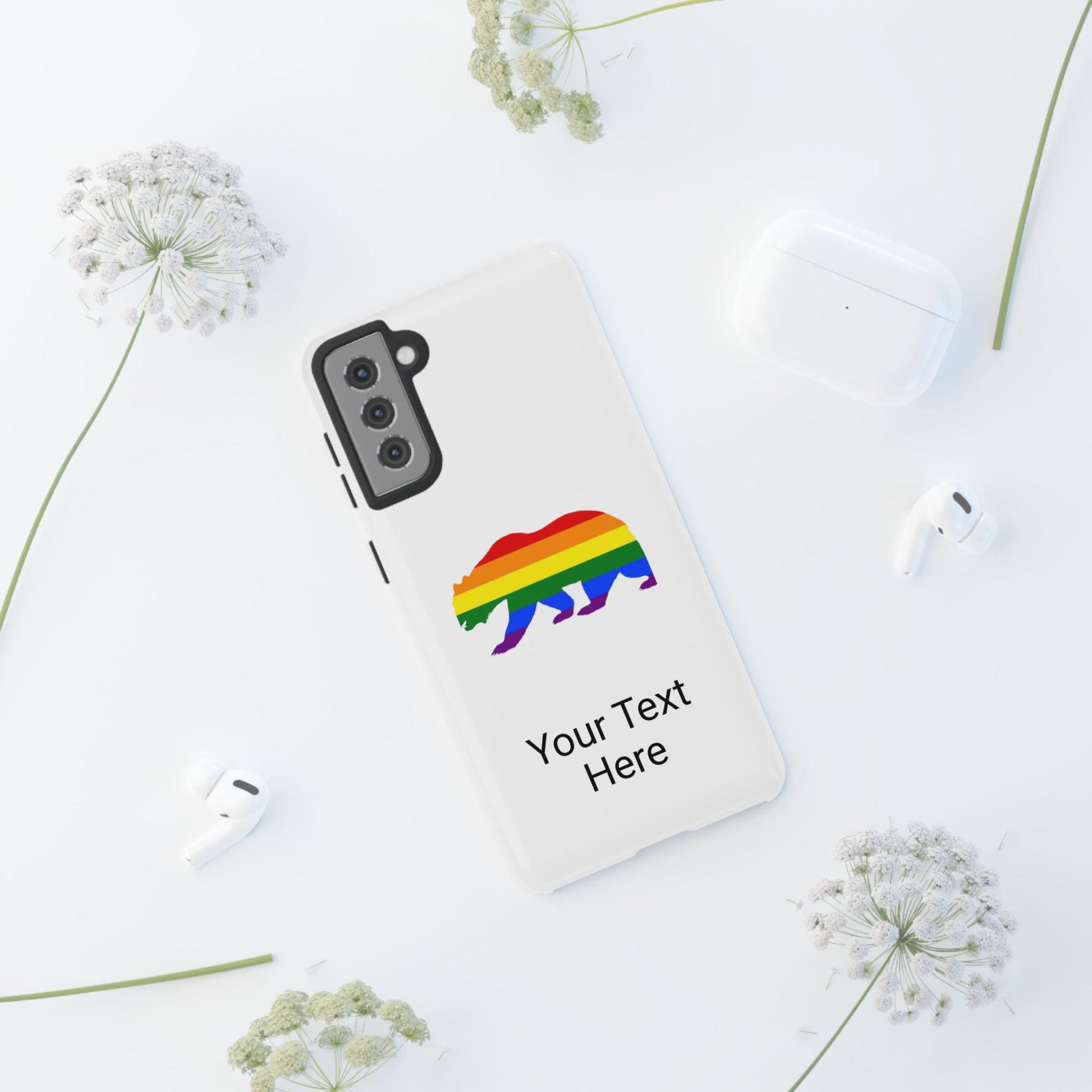 PRIDE BEAR Personalized Older Model Phone Cases - Tammy & Friends Travel