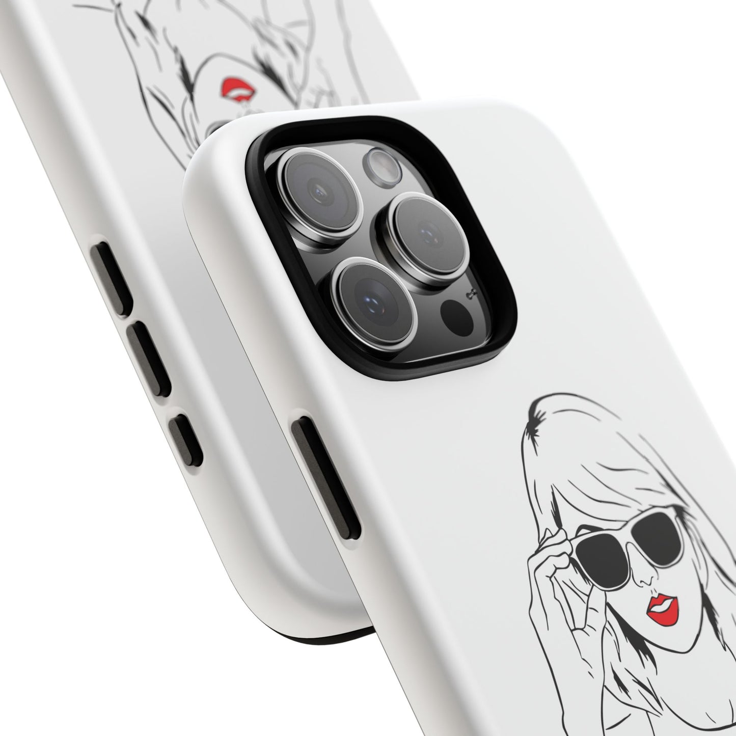 TAYLOR with RED LIPS - NEWER Phone Cases (CAN PERSONALIZE) - Tammy & Friends Travel