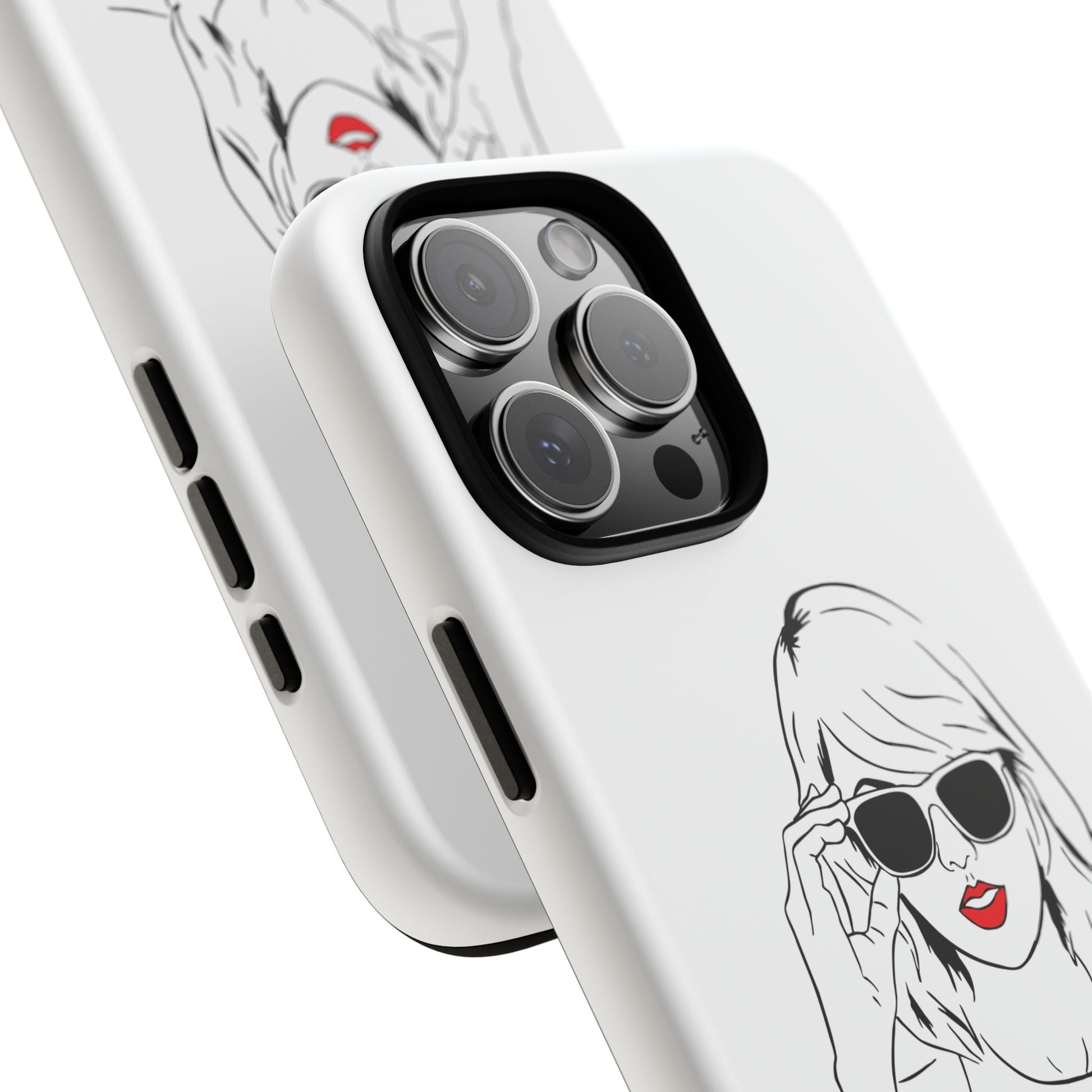 TAYLOR with RED LIPS - NEWER Phone Cases (CAN PERSONALIZE) - Tammy & Friends Travel