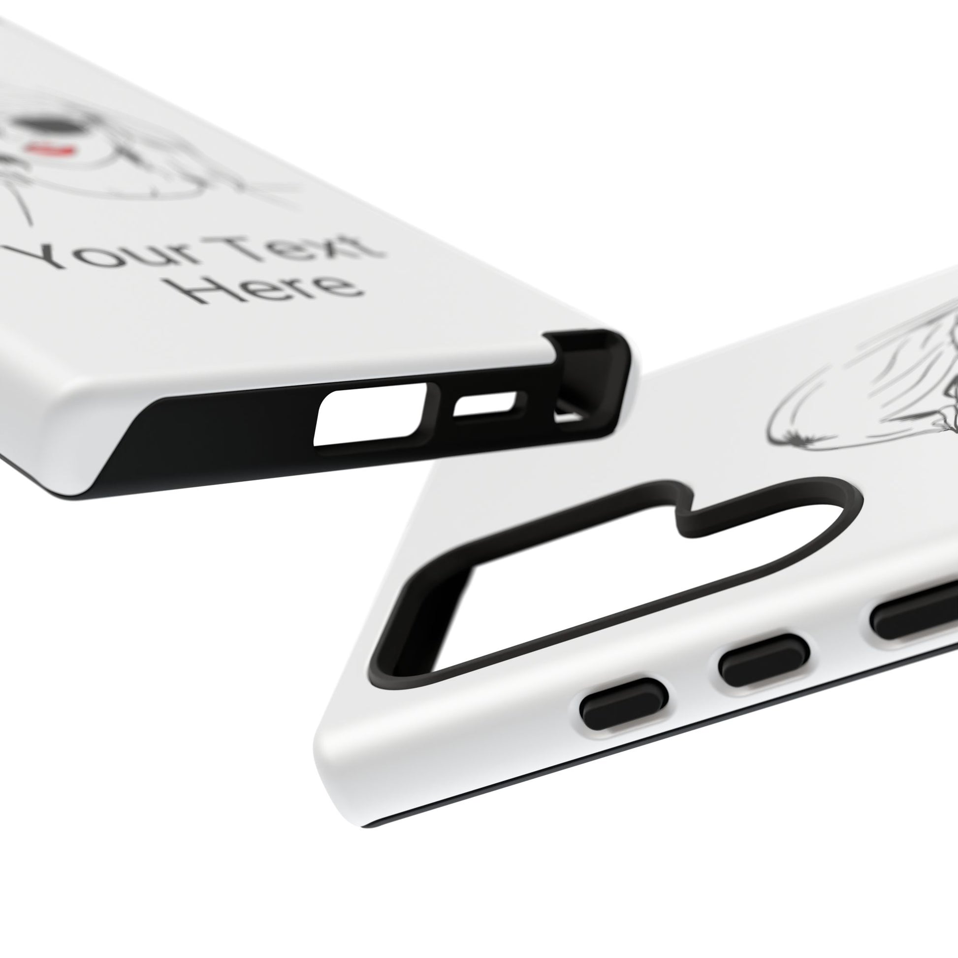 TAYLOR with RED LIPS - OLDER Model Phone Cases (CAN PERSONALIZE) - Tammy & Friends Travel