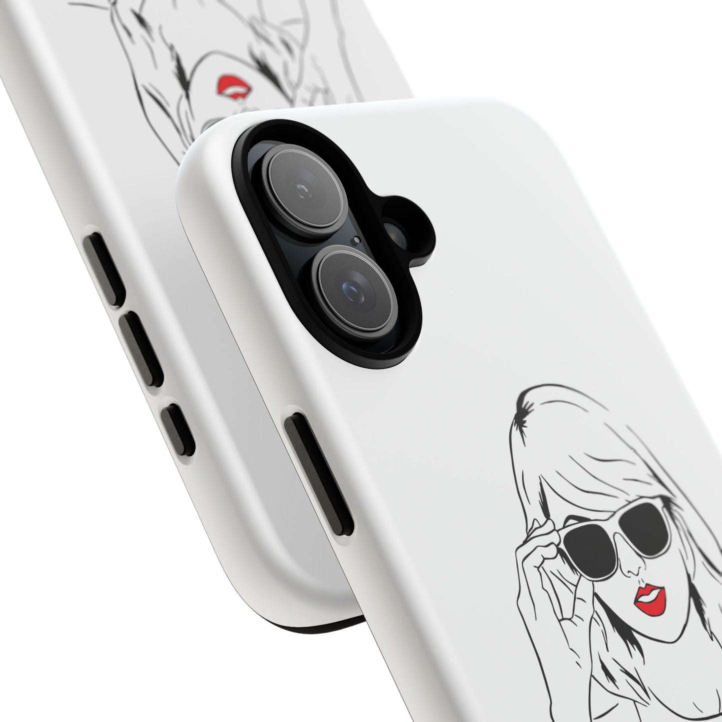 TAYLOR with RED LIPS - NEWER Phone Cases (CAN PERSONALIZE) - Tammy & Friends Travel