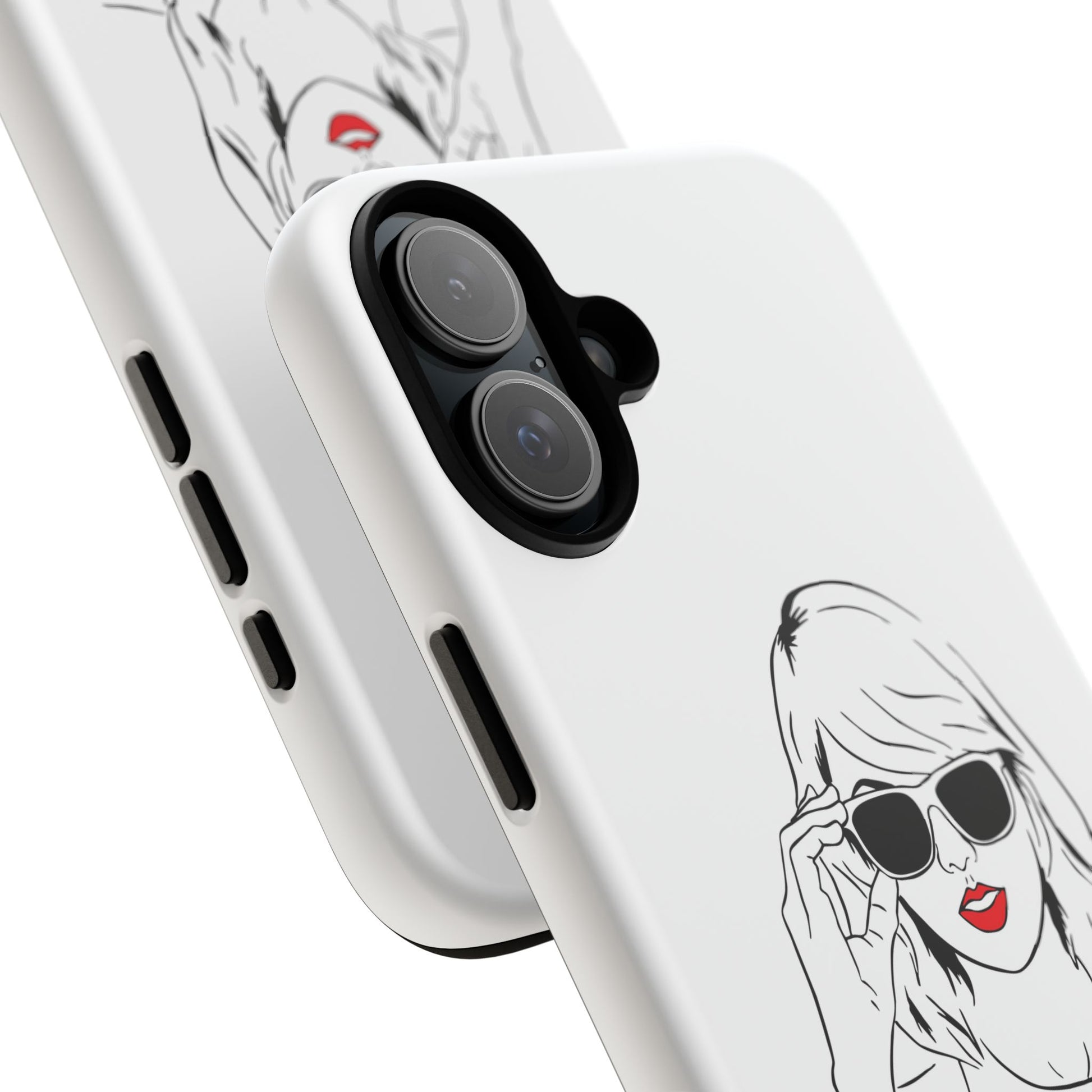 TAYLOR with RED LIPS - NEWER Phone Cases (CAN PERSONALIZE) - Tammy & Friends Travel