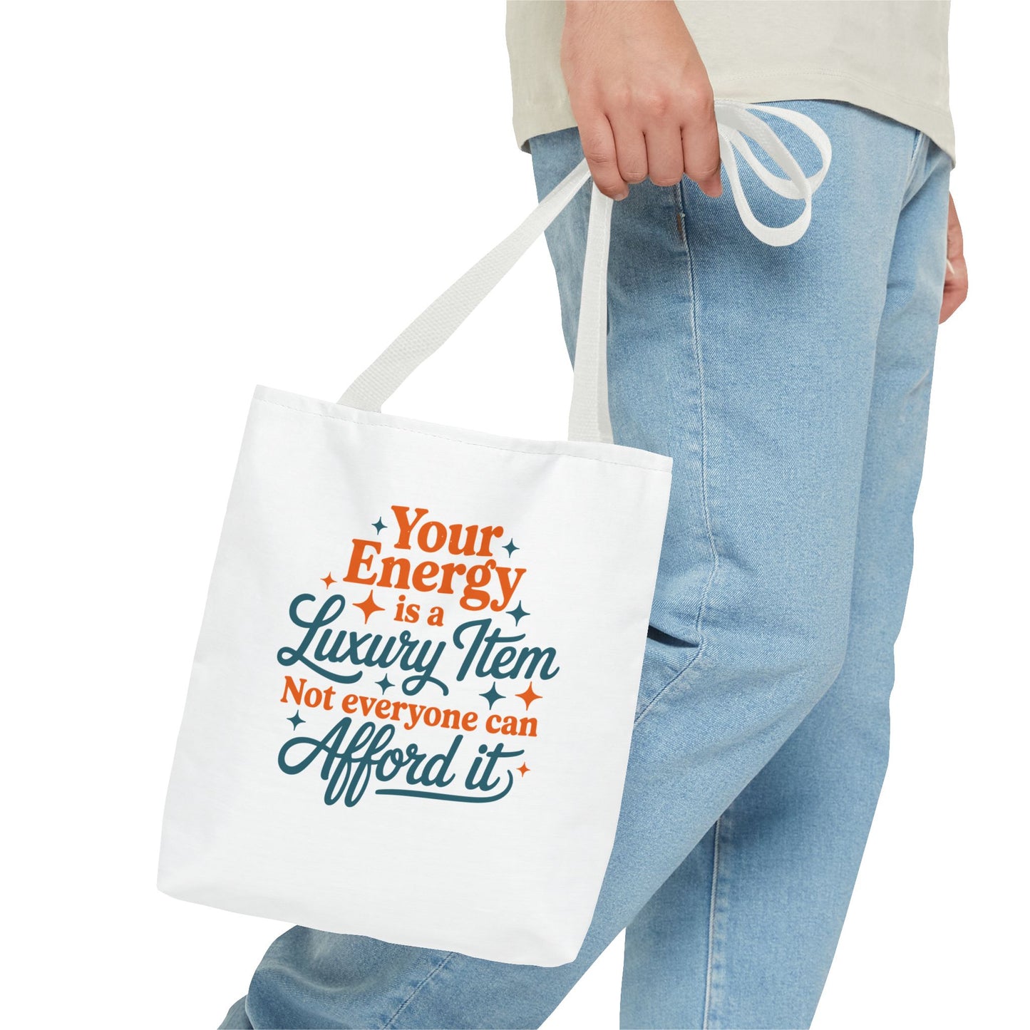 TAYLOR YOUR ENERGY IS A LUXURY - Tote Bag (NOT PERSONALIZED) - Tammy & Friends Travel