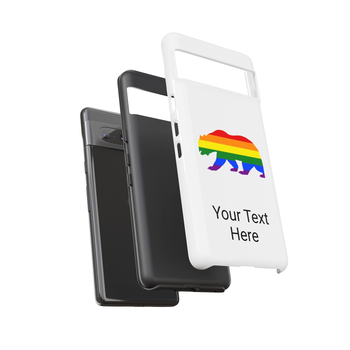 PRIDE BEAR Personalized Older Model Phone Cases - Tammy & Friends Travel
