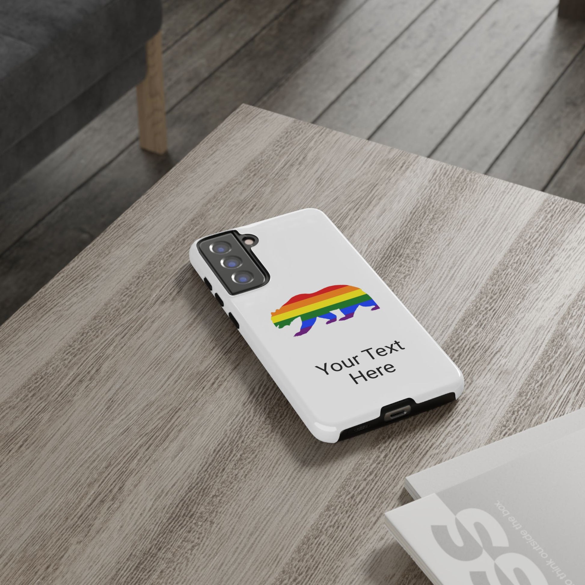 PRIDE BEAR Personalized Older Model Phone Cases - Tammy & Friends Travel