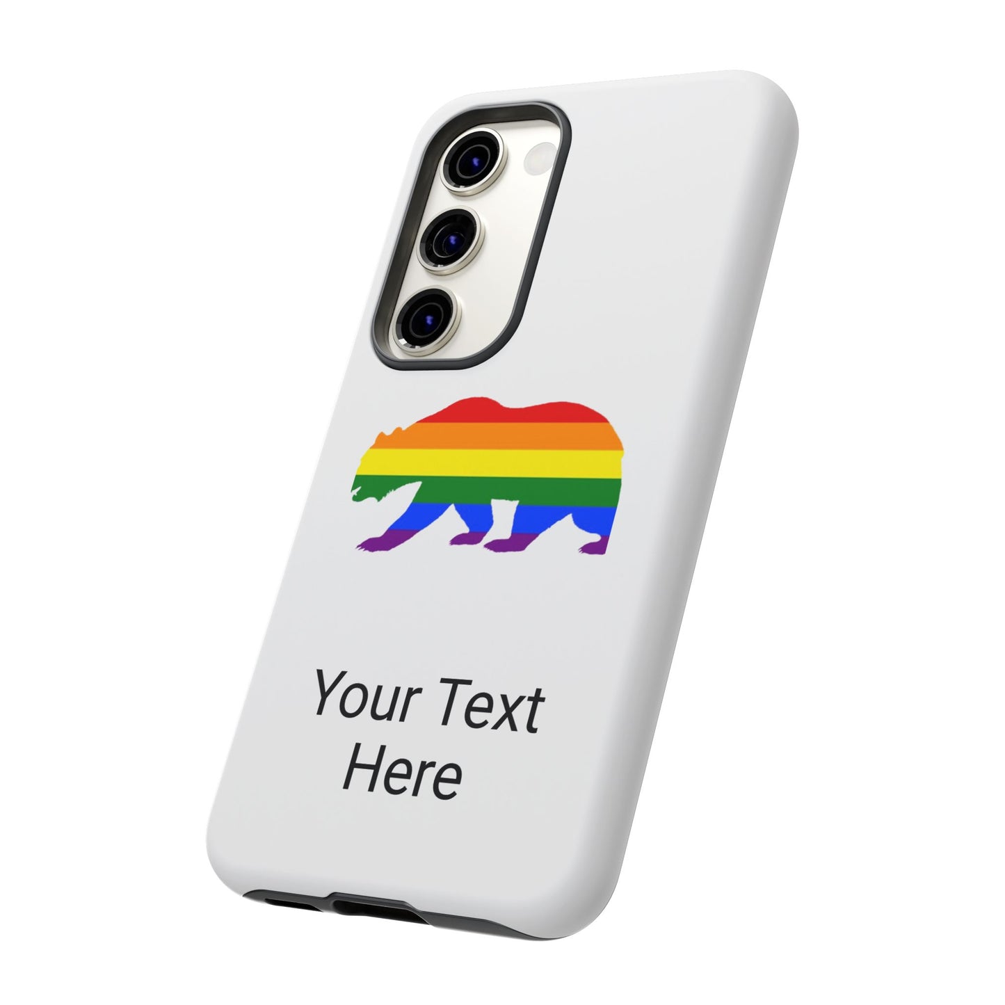 PRIDE BEAR Personalized Older Model Phone Cases - Tammy & Friends Travel