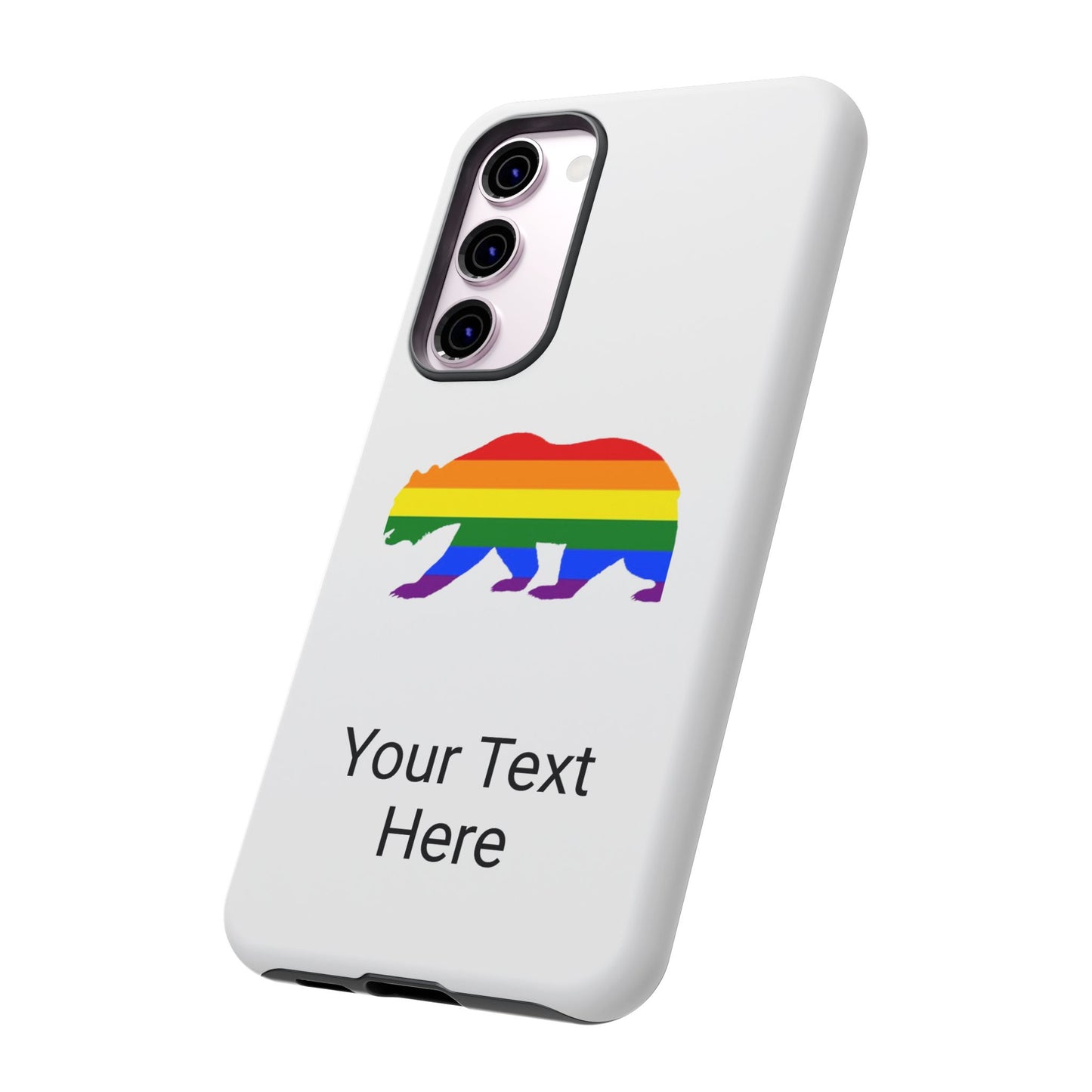 PRIDE BEAR Personalized Older Model Phone Cases - Tammy & Friends Travel