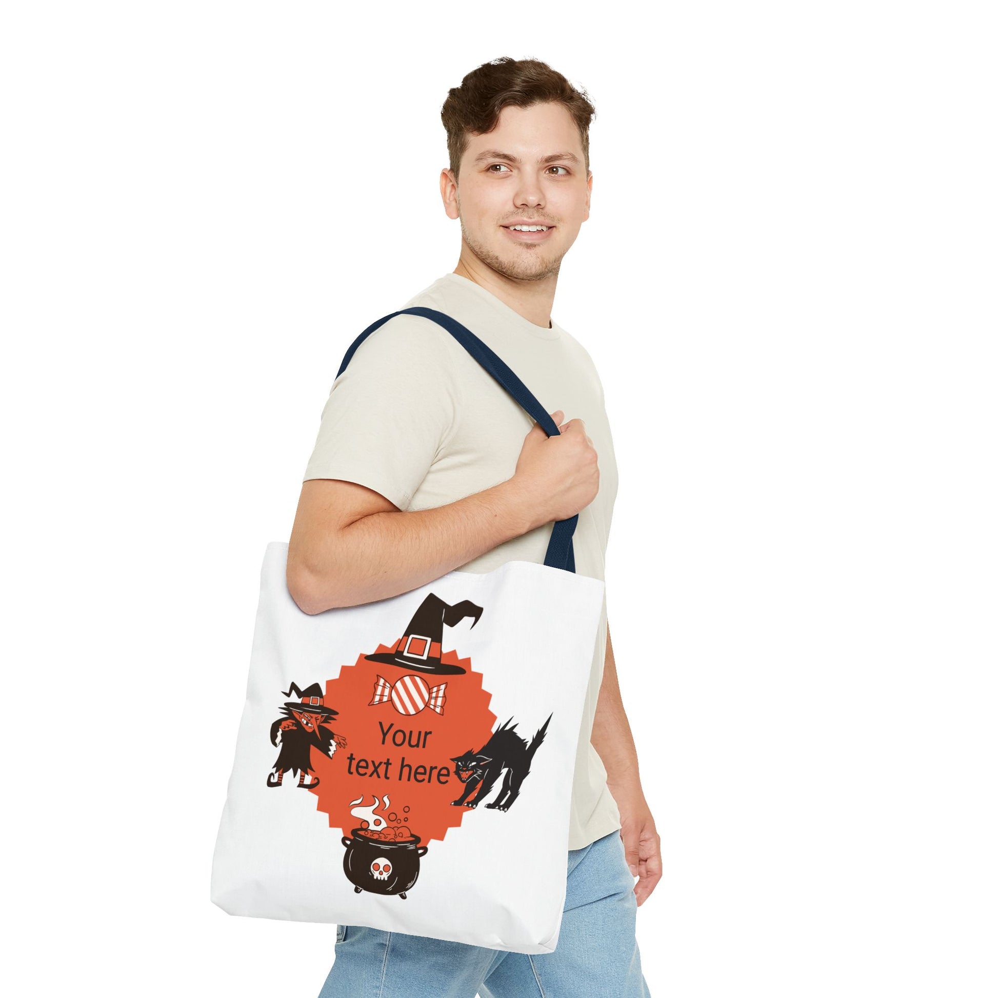 HALLOWEEN TRICK OR TREAT - Tote Bag. (CAN PERSONALIZE) - Tammy & Friends Travel