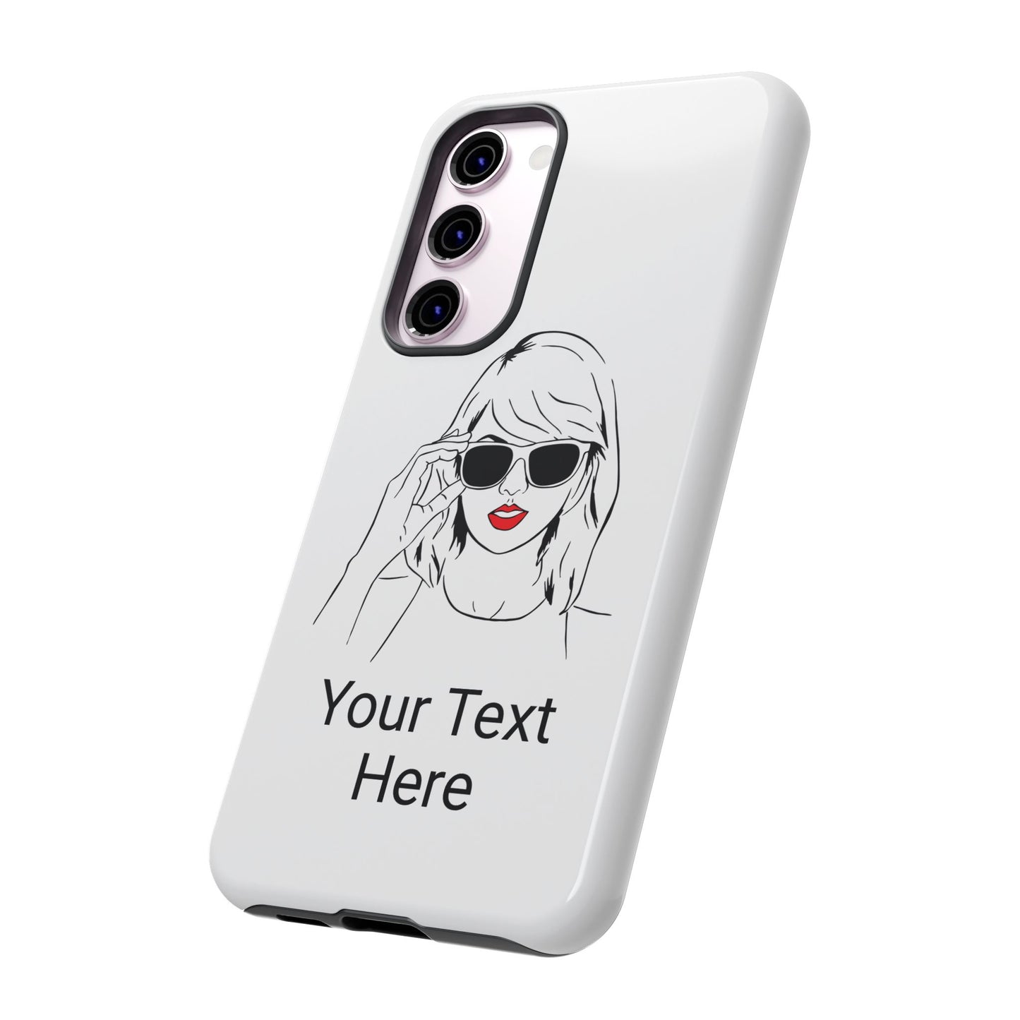 TAYLOR with RED LIPS - NEWER Phone Cases (CAN PERSONALIZE) - Tammy & Friends Travel