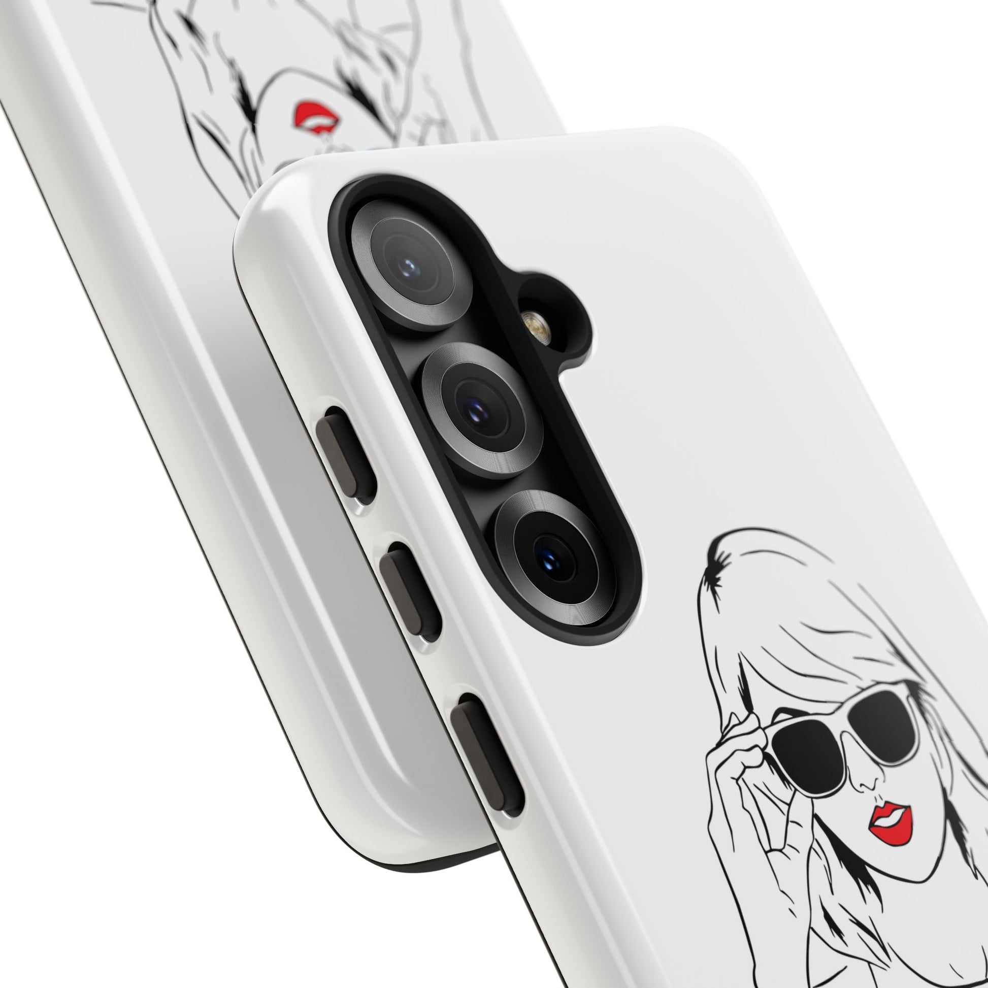 TAYLOR with RED LIPS - NEWER Phone Cases (CAN PERSONALIZE) - Tammy & Friends Travel