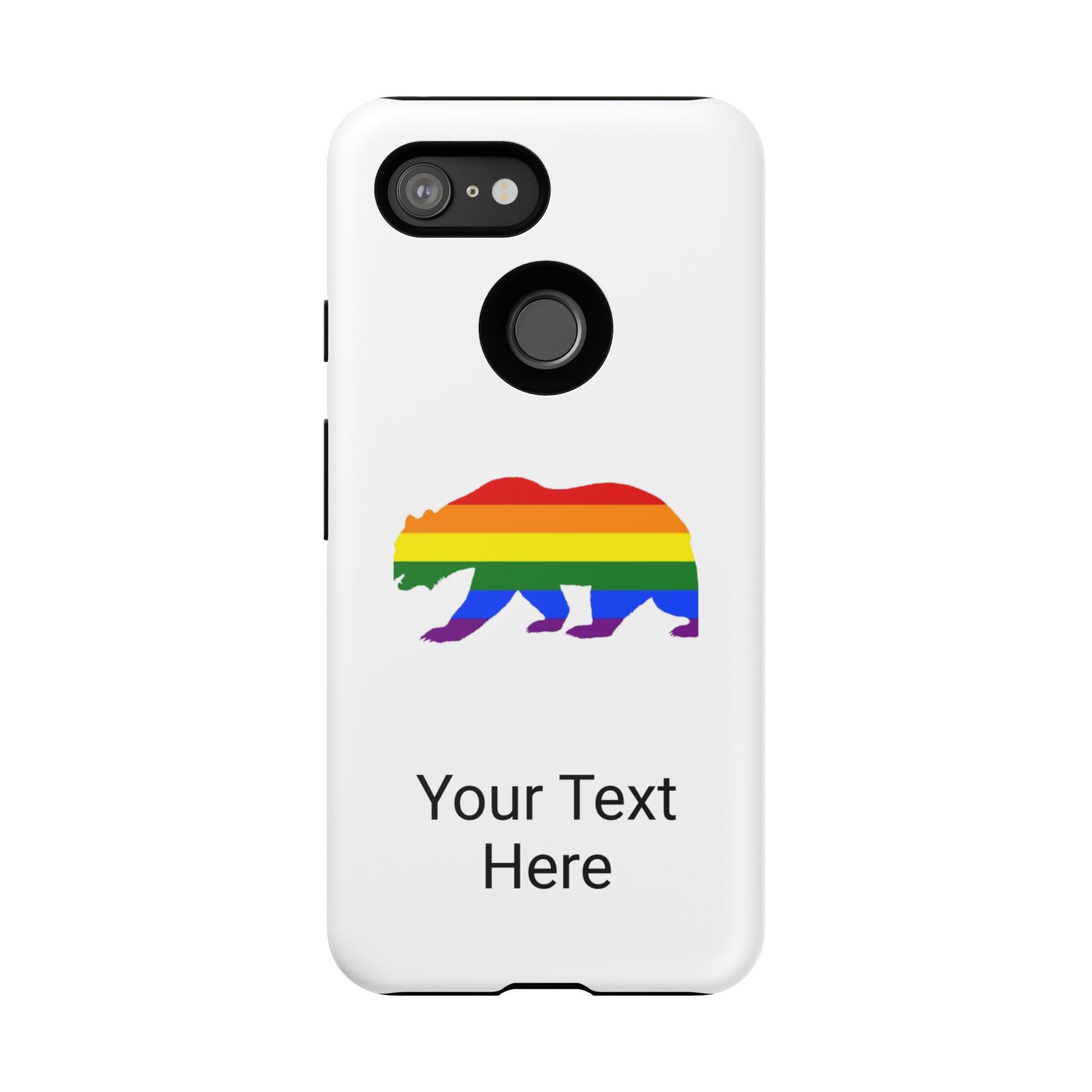 PRIDE BEAR Personalized Older Model Phone Cases - Tammy & Friends Travel