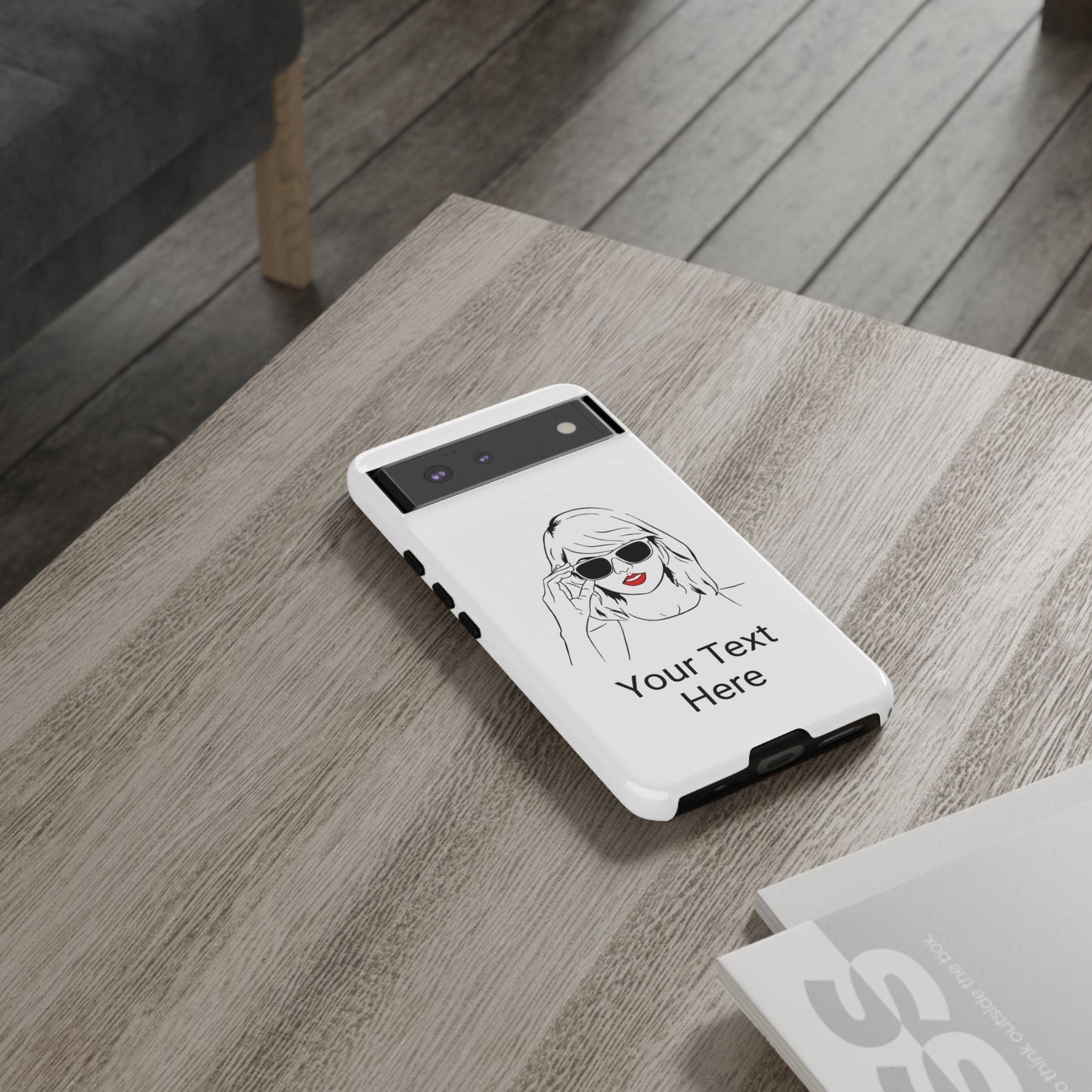 TAYLOR with RED LIPS - NEWER Phone Cases (CAN PERSONALIZE) - Tammy & Friends Travel