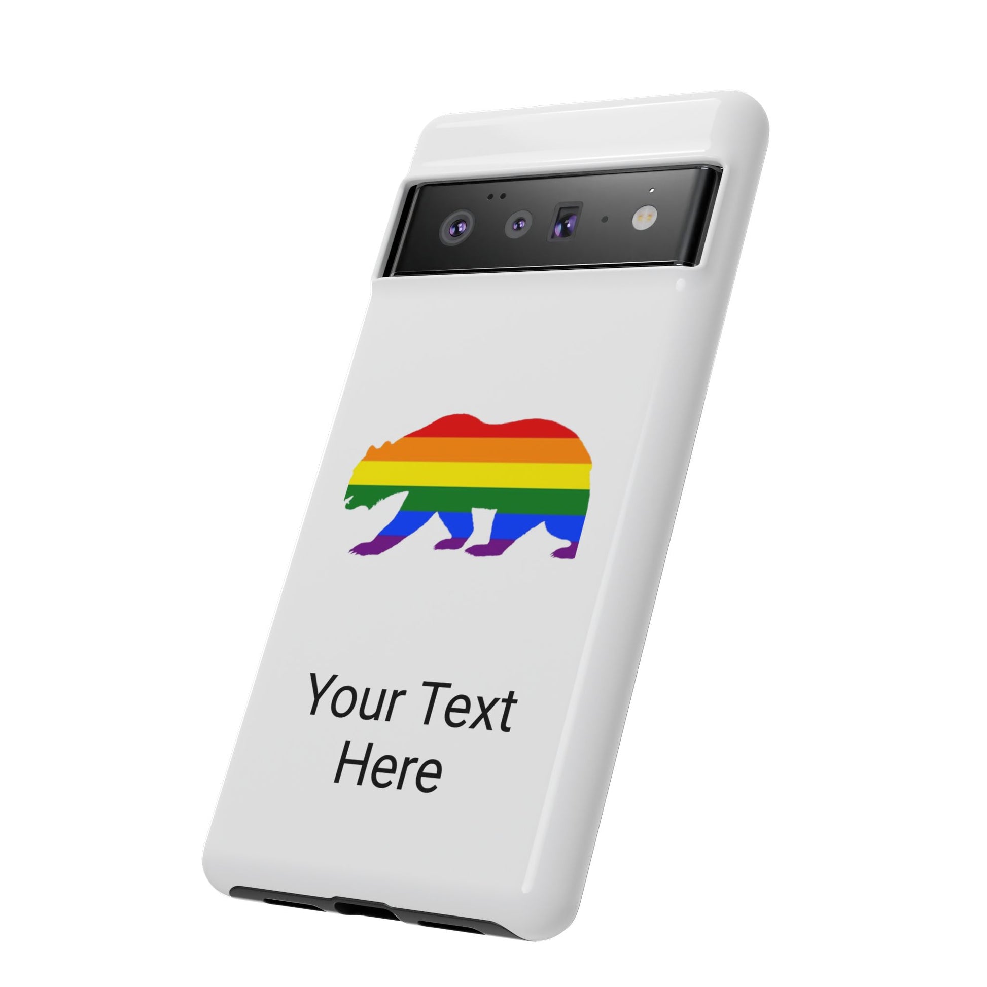 PRIDE BEAR Personalized Older Model Phone Cases - Tammy & Friends Travel