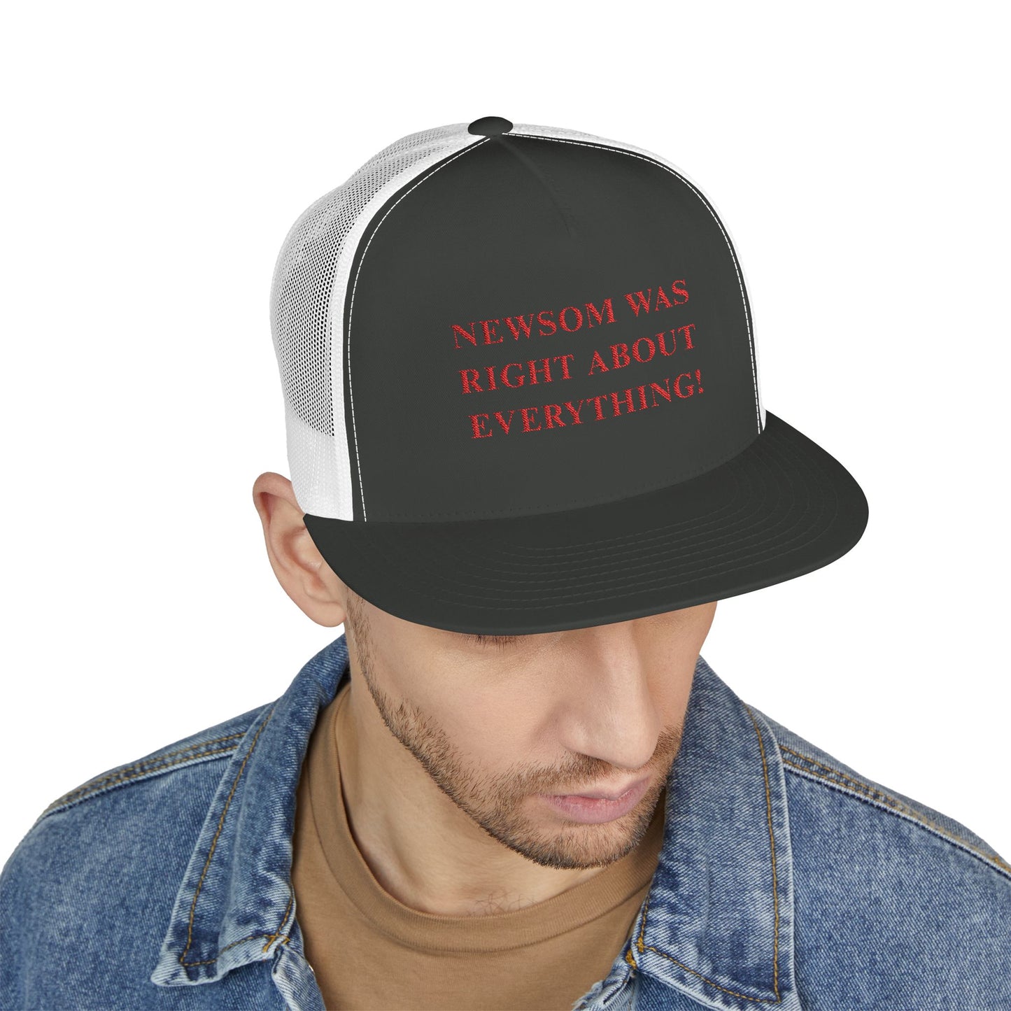 NEWSOM WAS RIGHT Political Trucker Hat - Tammy & Friends Travel