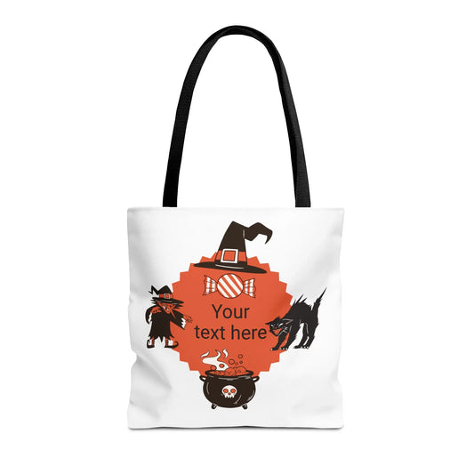 HALLOWEEN TRICK OR TREAT - Tote Bag. (CAN PERSONALIZE) - Tammy & Friends Travel