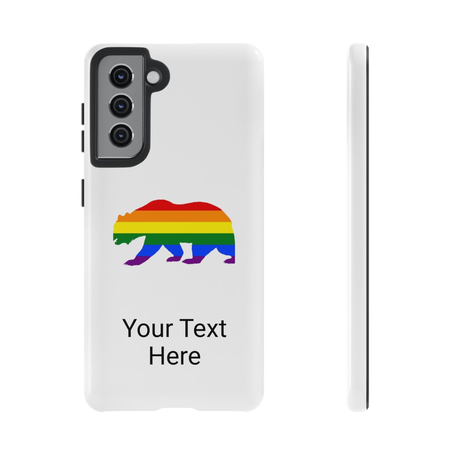 PRIDE BEAR Personalized Older Model Phone Cases - Tammy & Friends Travel