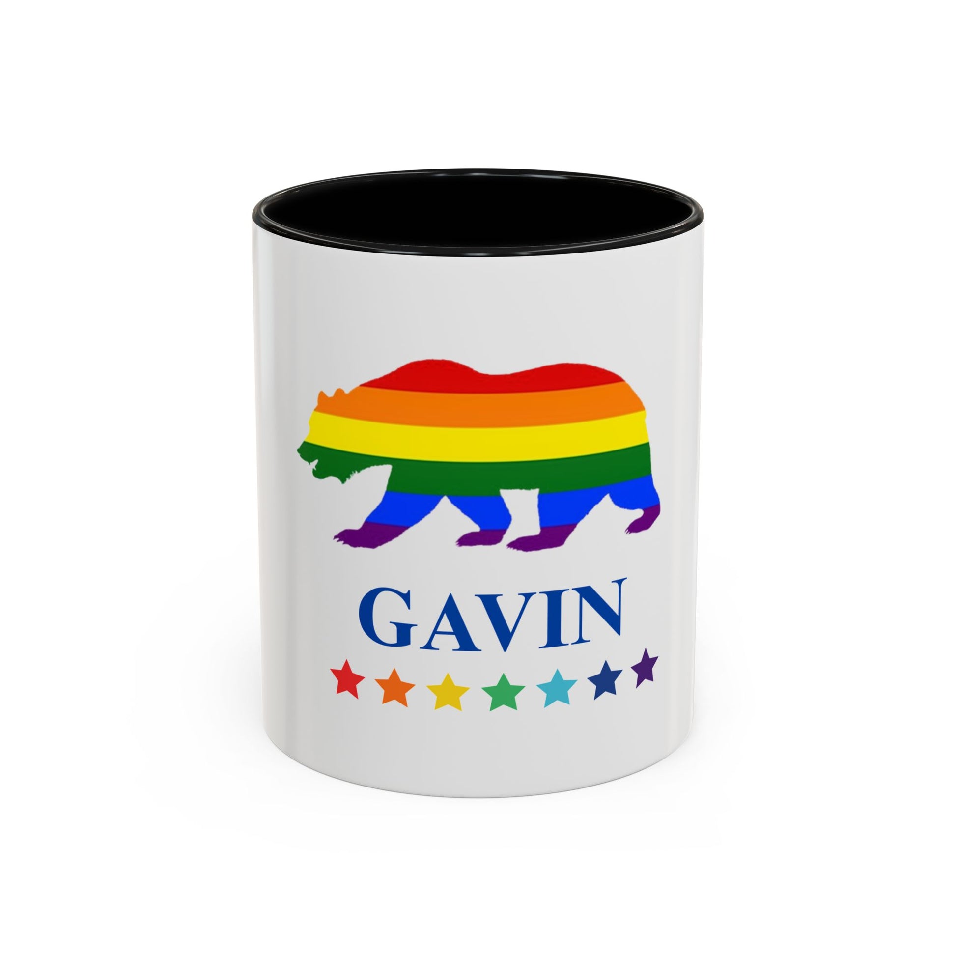GAVIN PRIDE BEAR Mug 11oz & 15oz with Vibrant Colors (NO PERSONALIZATION) - Tammy & Friends Travel