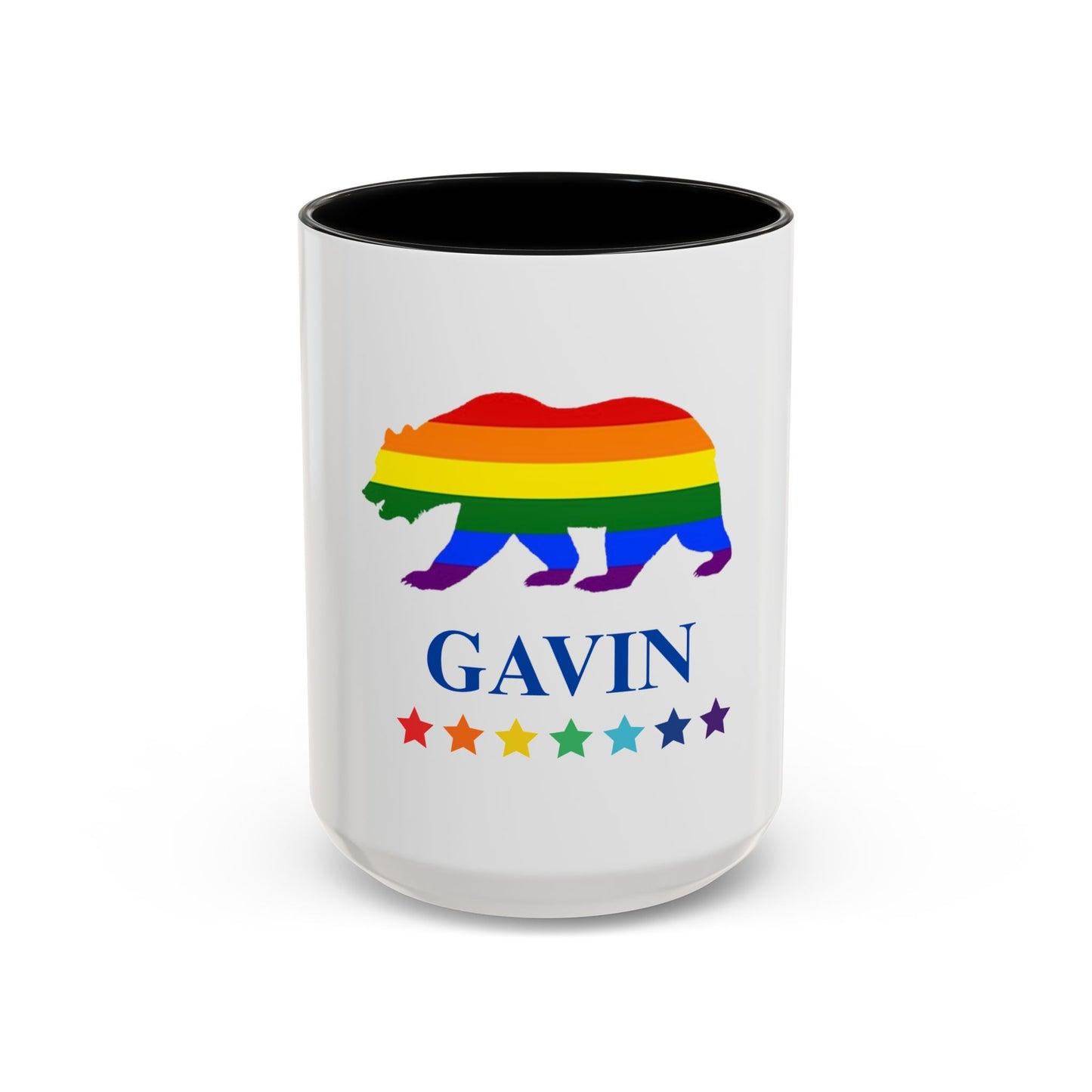 GAVIN PRIDE BEAR Mug 11oz & 15oz with Vibrant Colors (NO PERSONALIZATION) - Tammy & Friends Travel