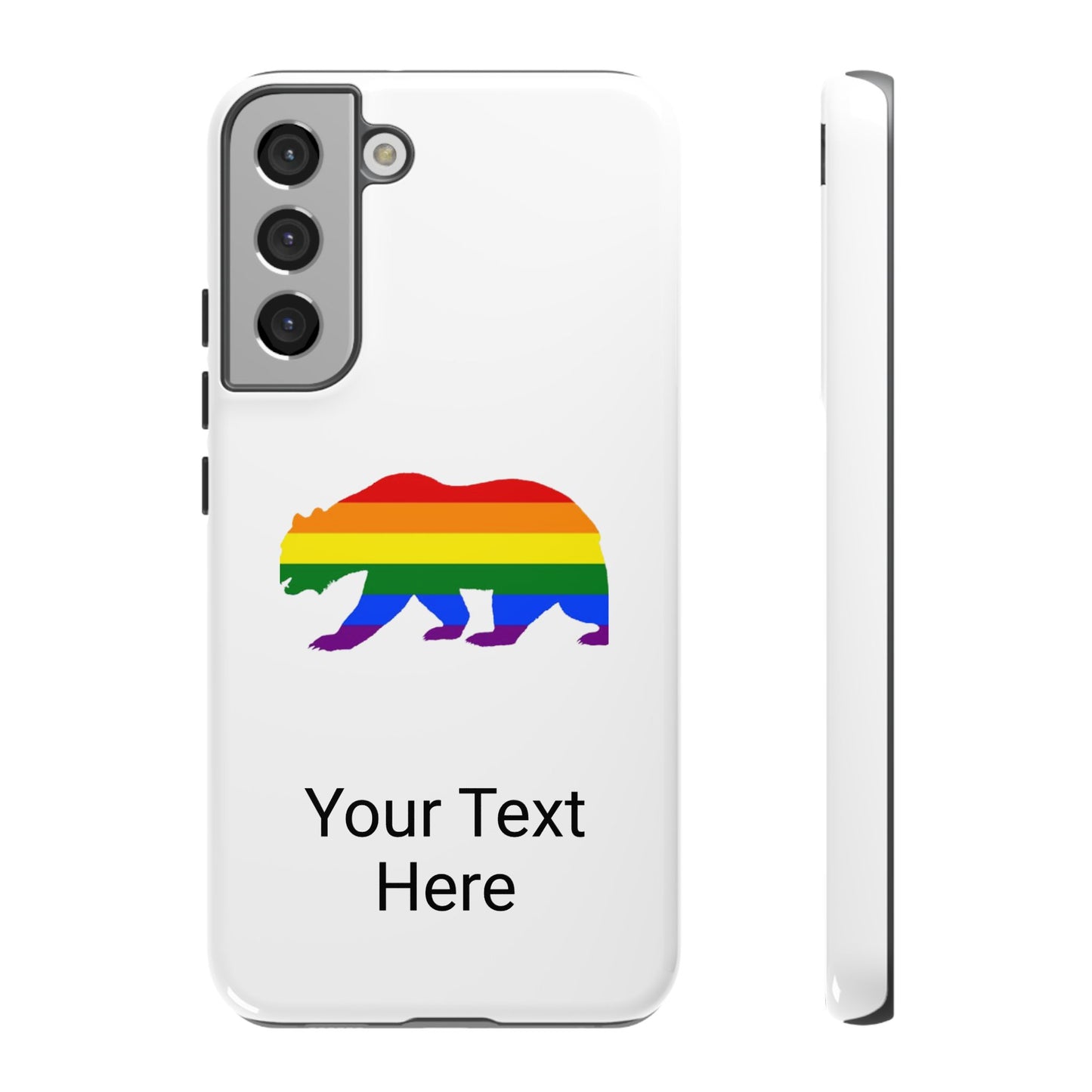 PRIDE BEAR Personalized Older Model Phone Cases - Tammy & Friends Travel