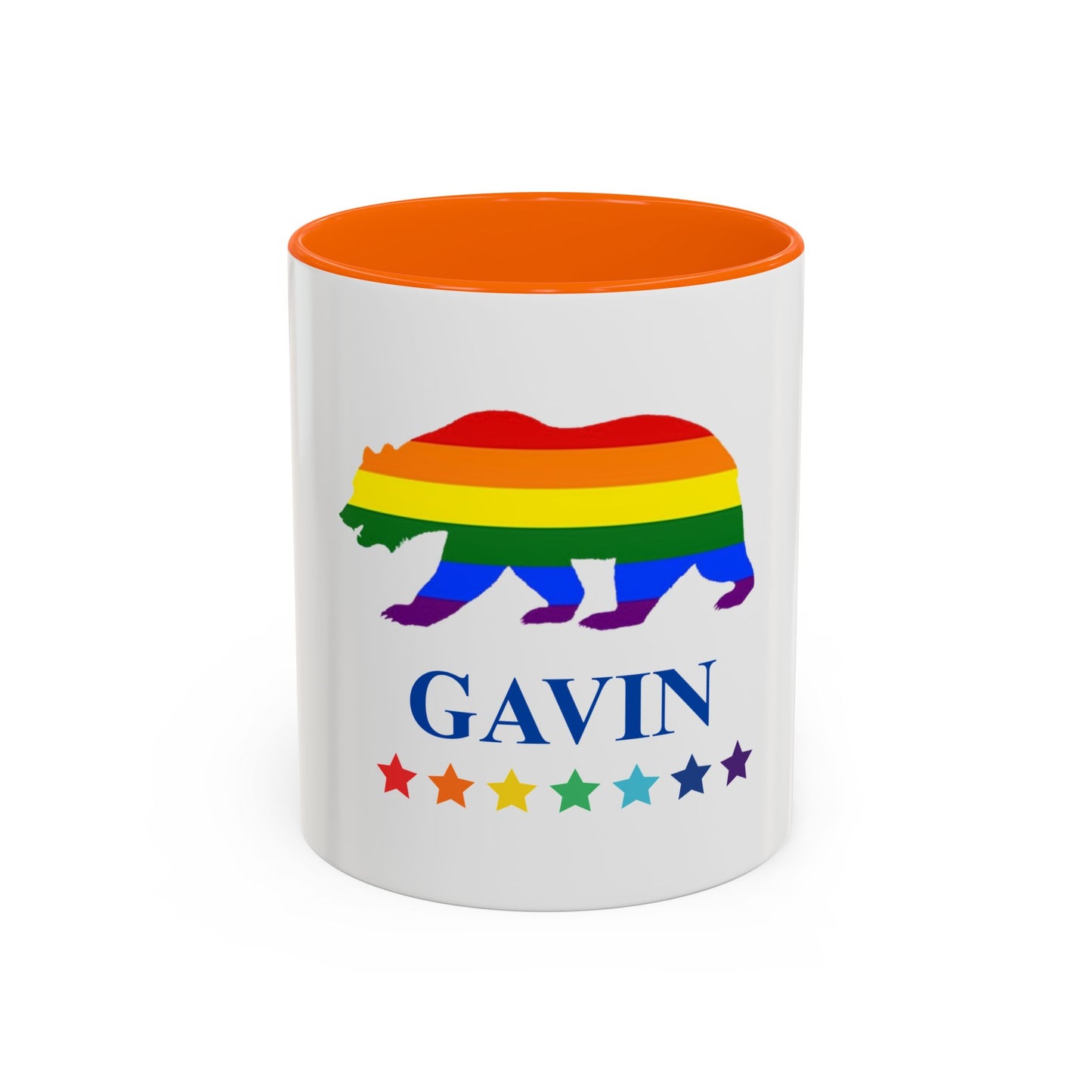 GAVIN PRIDE BEAR Mug 11oz & 15oz with Vibrant Colors (NO PERSONALIZATION) - Tammy & Friends Travel