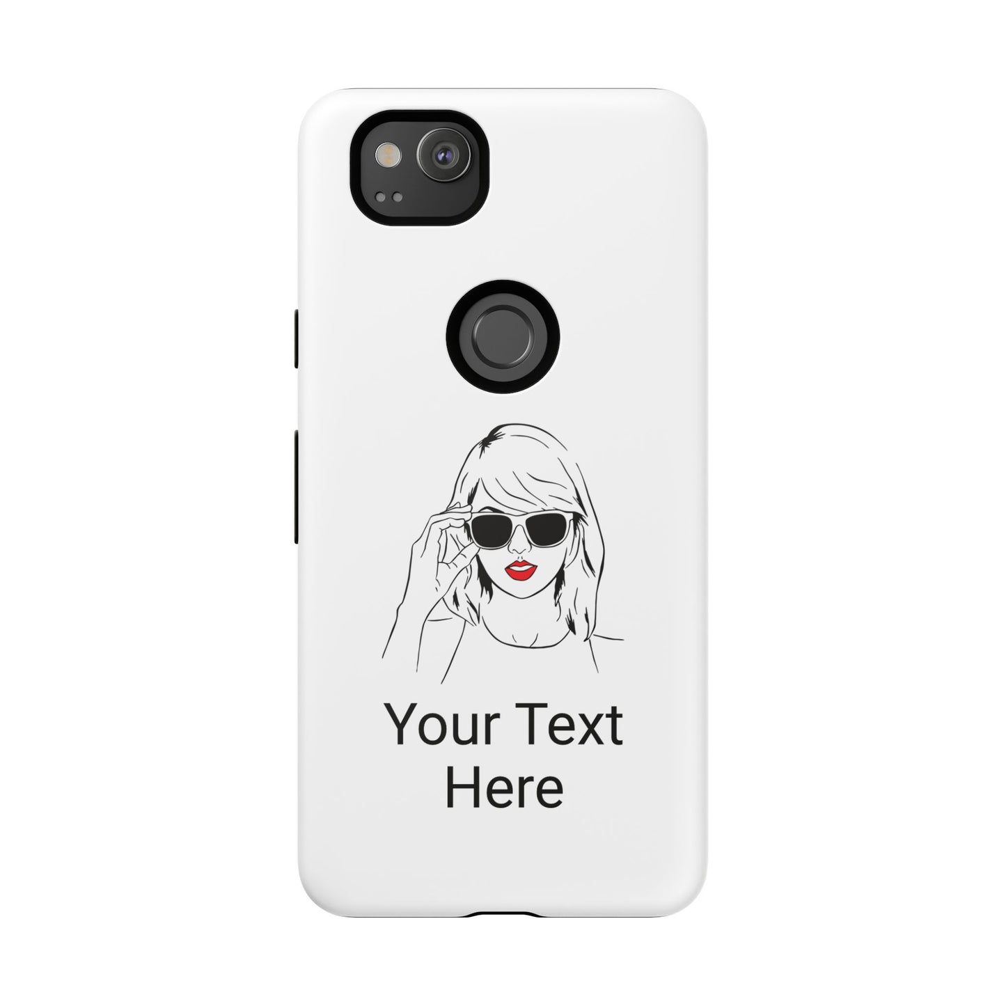 TAYLOR with RED LIPS - OLDER Model Phone Cases (CAN PERSONALIZE) - Tammy & Friends Travel