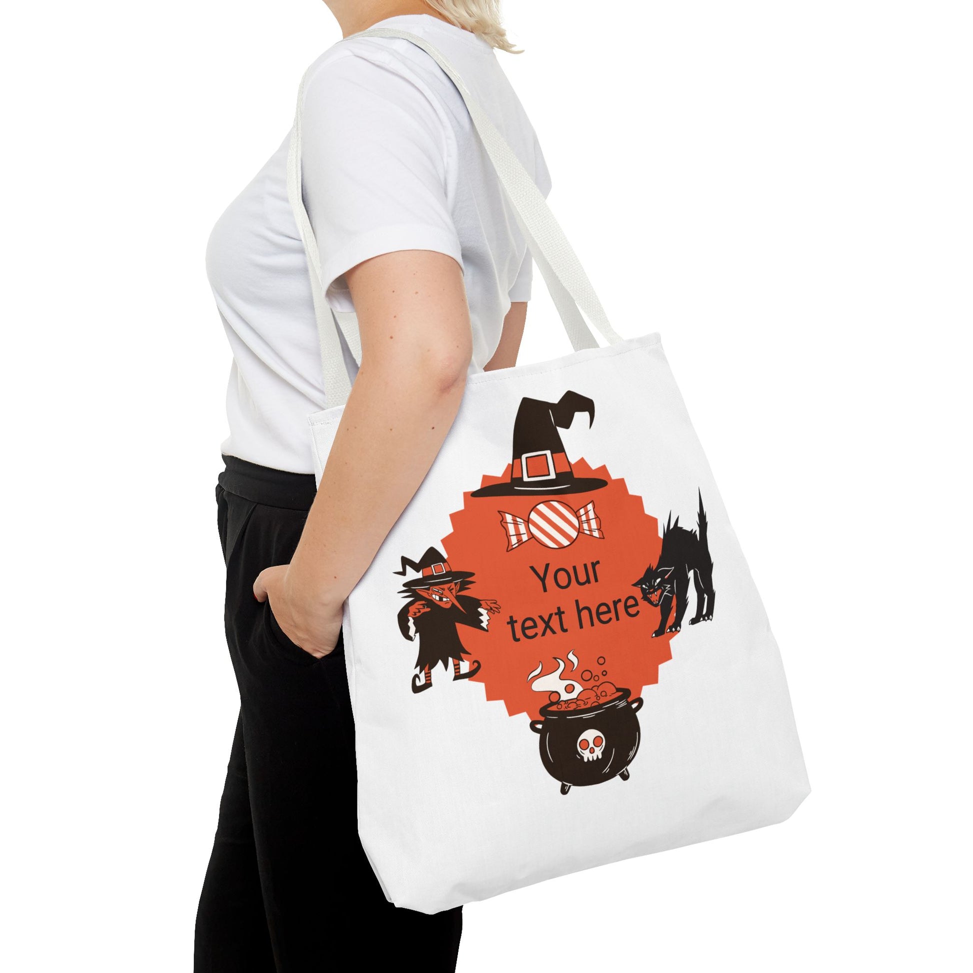 HALLOWEEN TRICK OR TREAT - Tote Bag. (CAN PERSONALIZE) - Tammy & Friends Travel