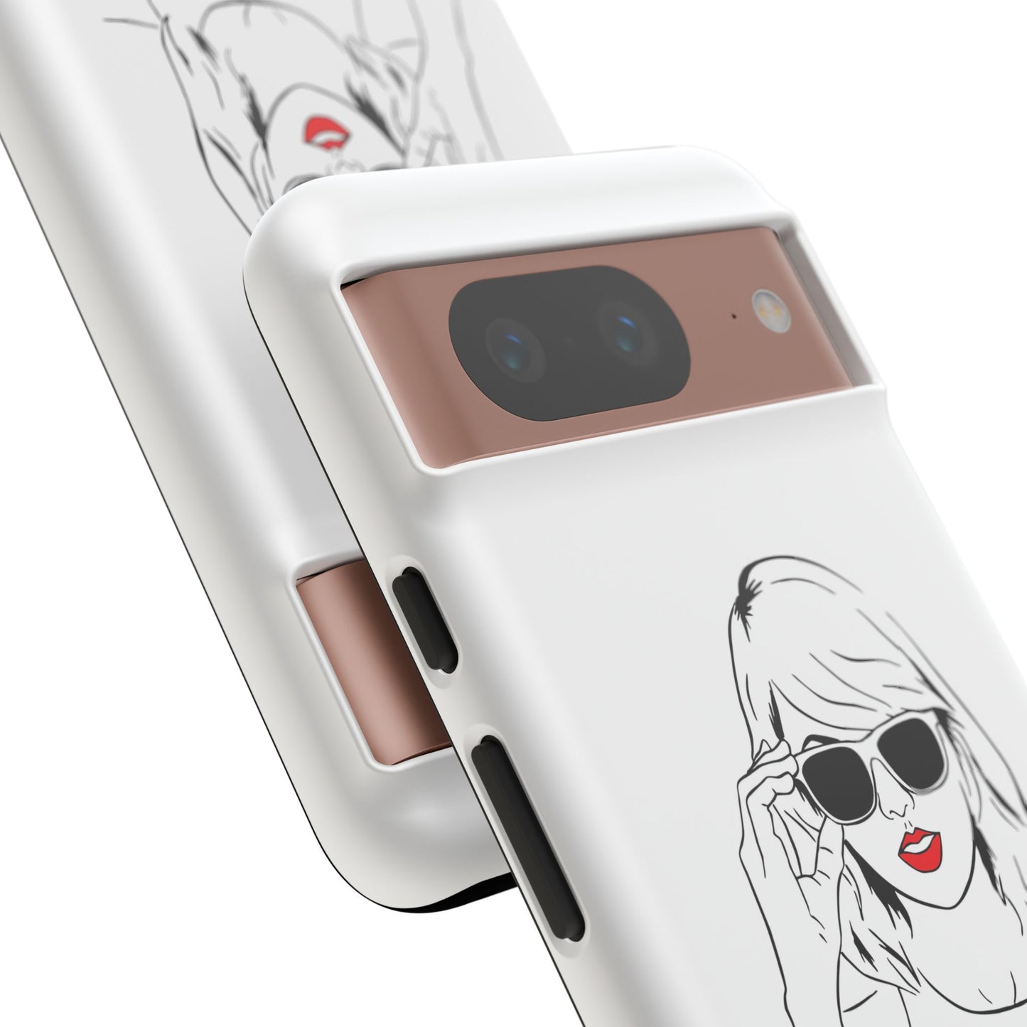 TAYLOR with RED LIPS - NEWER Phone Cases (CAN PERSONALIZE) - Tammy & Friends Travel