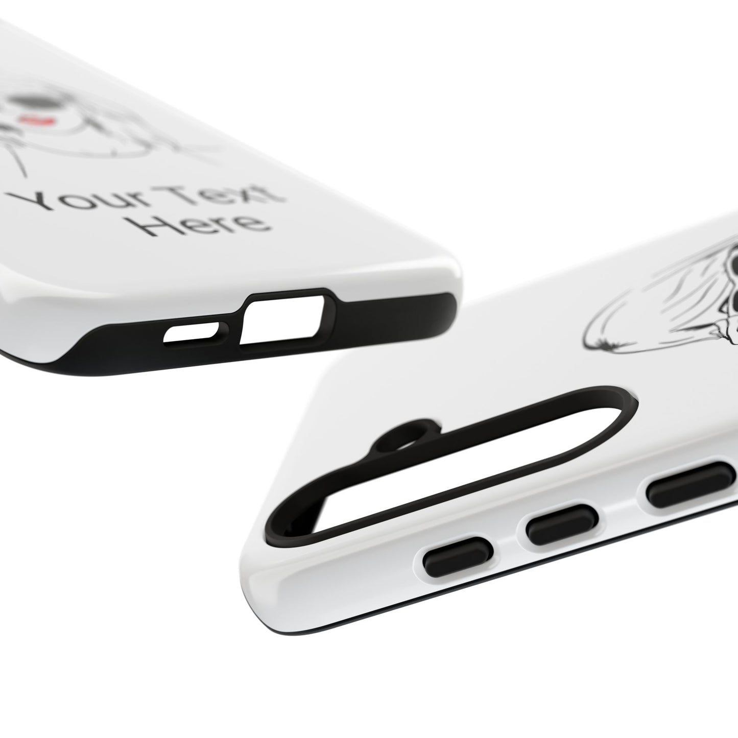 TAYLOR with RED LIPS - OLDER Model Phone Cases (CAN PERSONALIZE) - Tammy & Friends Travel
