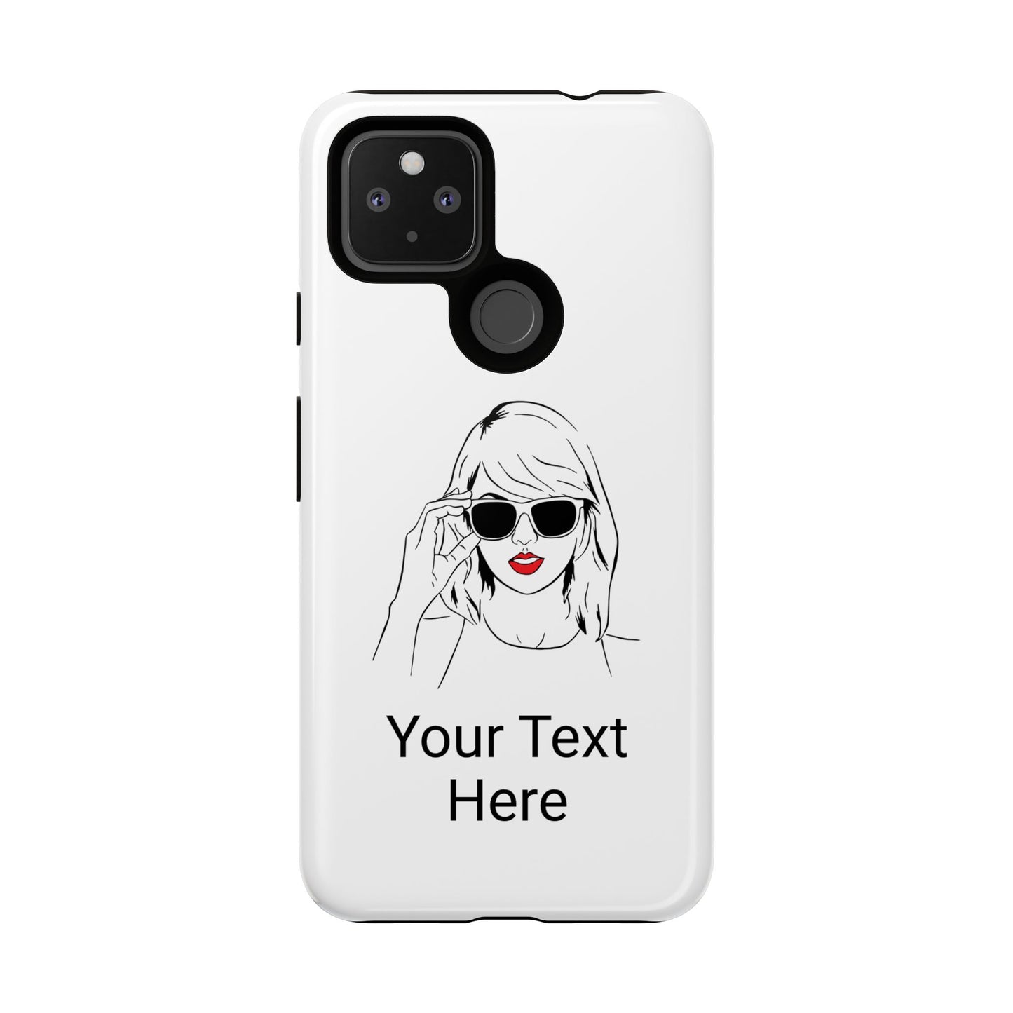 TAYLOR with RED LIPS - OLDER Model Phone Cases (CAN PERSONALIZE) - Tammy & Friends Travel