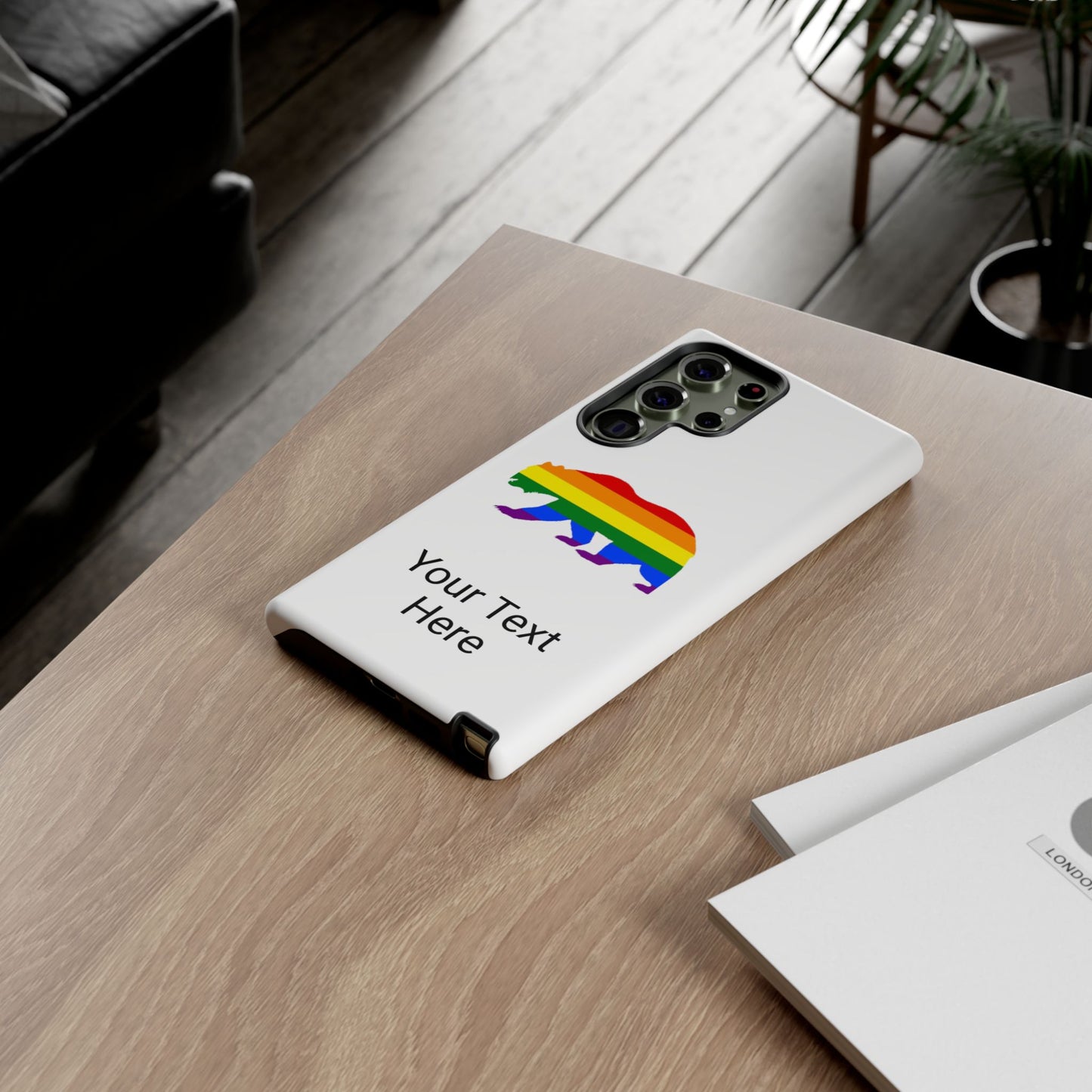 PRIDE BEAR Personalized Older Model Phone Cases - Tammy & Friends Travel