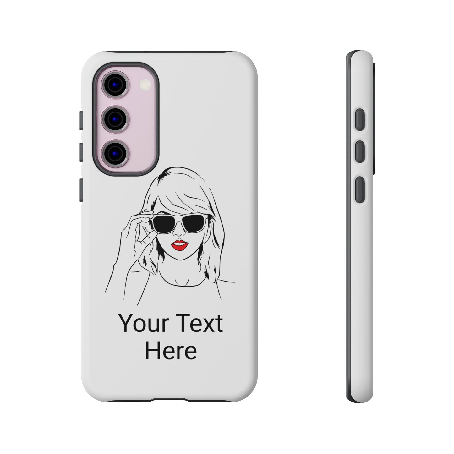 TAYLOR with RED LIPS - NEWER Phone Cases (CAN PERSONALIZE) - Tammy & Friends Travel