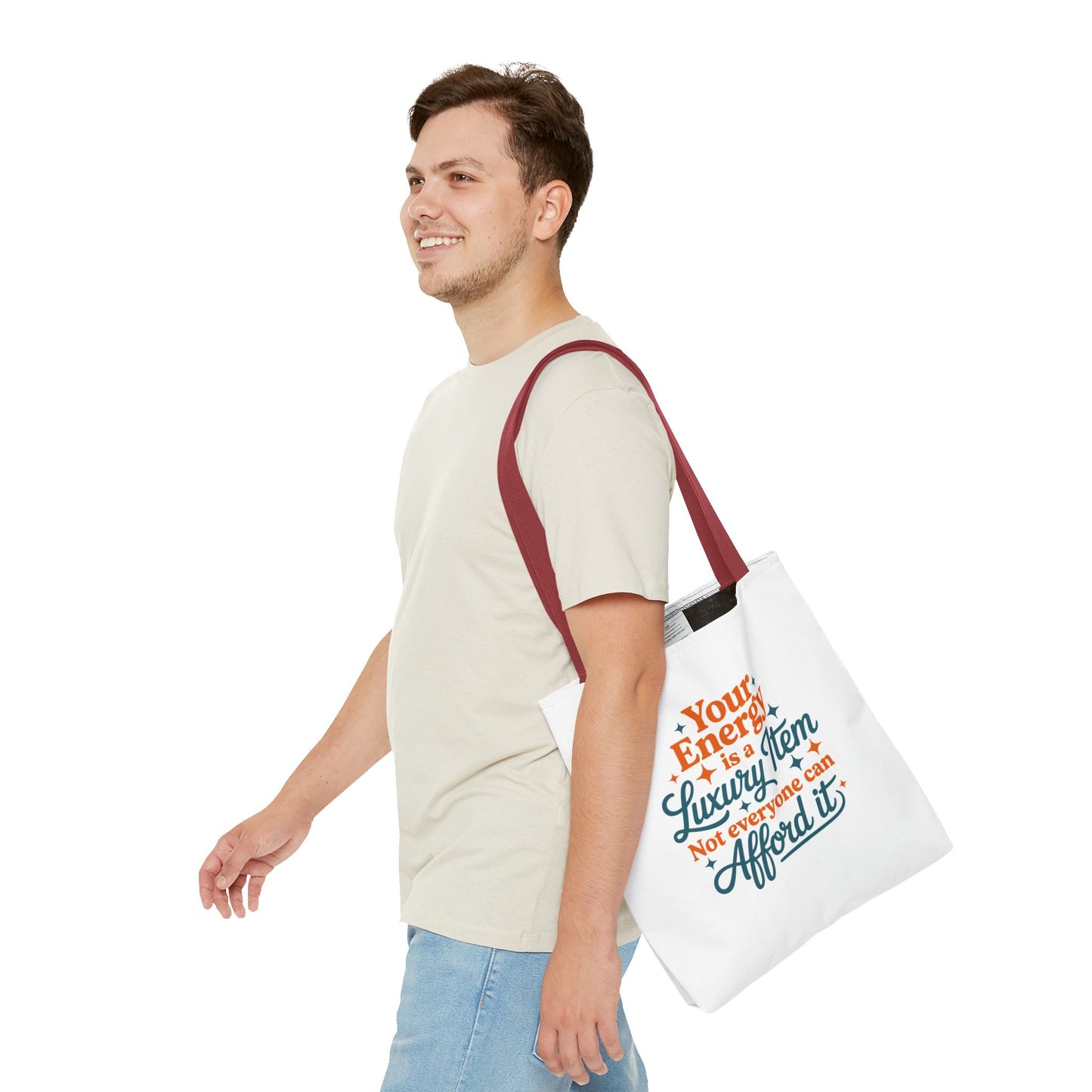 TAYLOR YOUR ENERGY IS A LUXURY - Tote Bag (NOT PERSONALIZED) - Tammy & Friends Travel