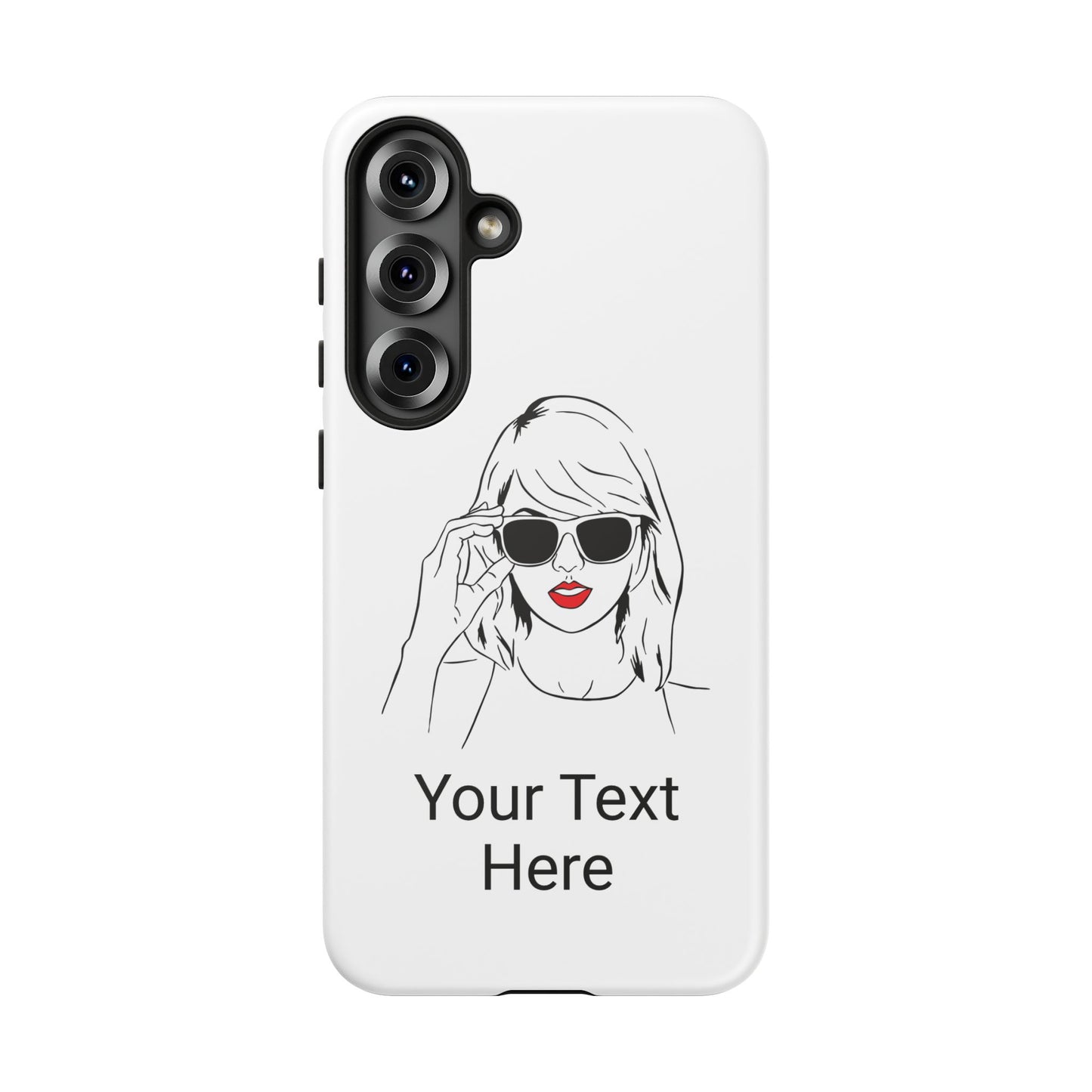 TAYLOR with RED LIPS - NEWER Phone Cases (CAN PERSONALIZE) - Tammy & Friends Travel