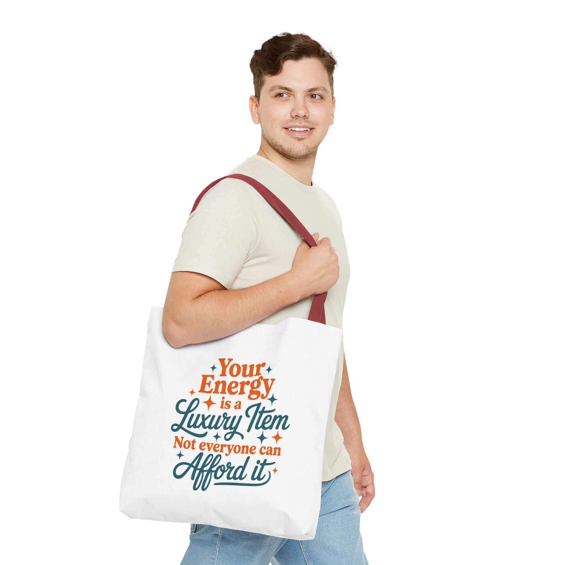 TAYLOR YOUR ENERGY IS A LUXURY - Tote Bag (NOT PERSONALIZED) - Tammy & Friends Travel