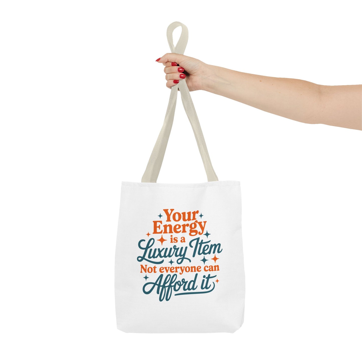 TAYLOR YOUR ENERGY IS A LUXURY - Tote Bag (NOT PERSONALIZED) - Tammy & Friends Travel