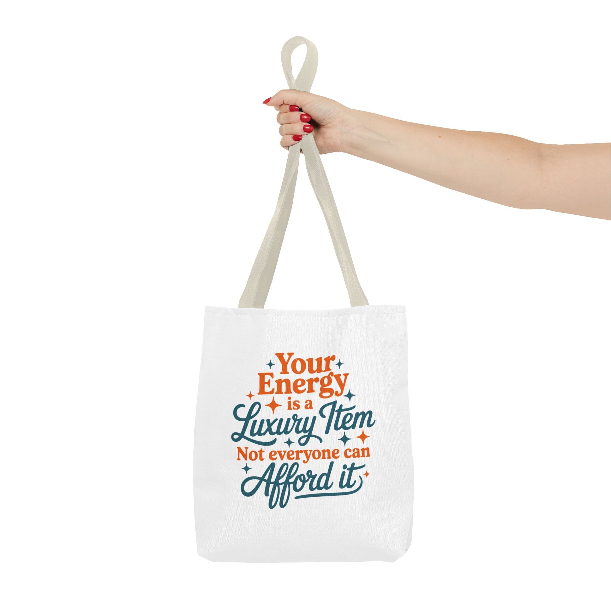 TAYLOR YOUR ENERGY IS A LUXURY - Tote Bag (NOT PERSONALIZED) - Tammy & Friends Travel
