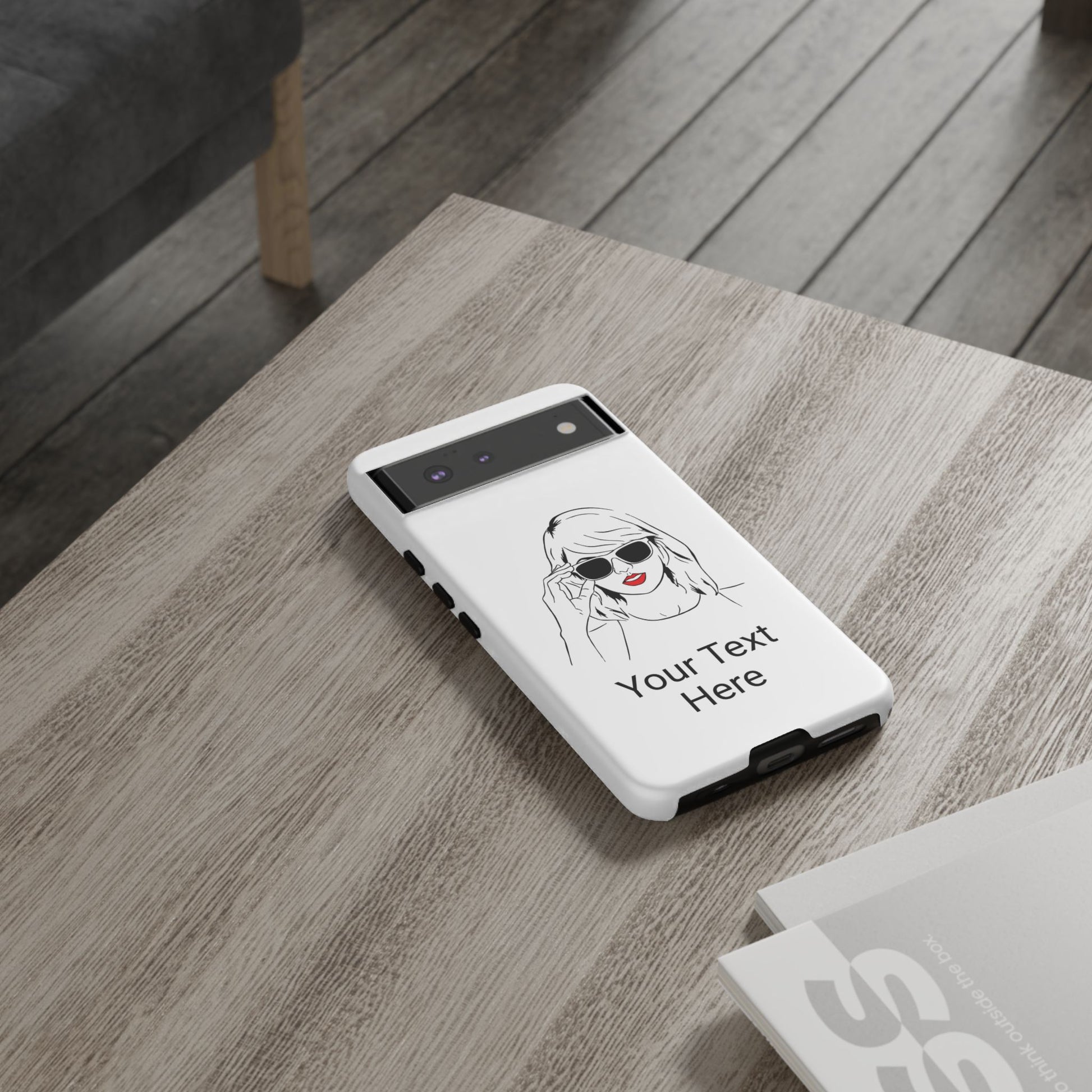 TAYLOR with RED LIPS - NEWER Phone Cases (CAN PERSONALIZE) - Tammy & Friends Travel